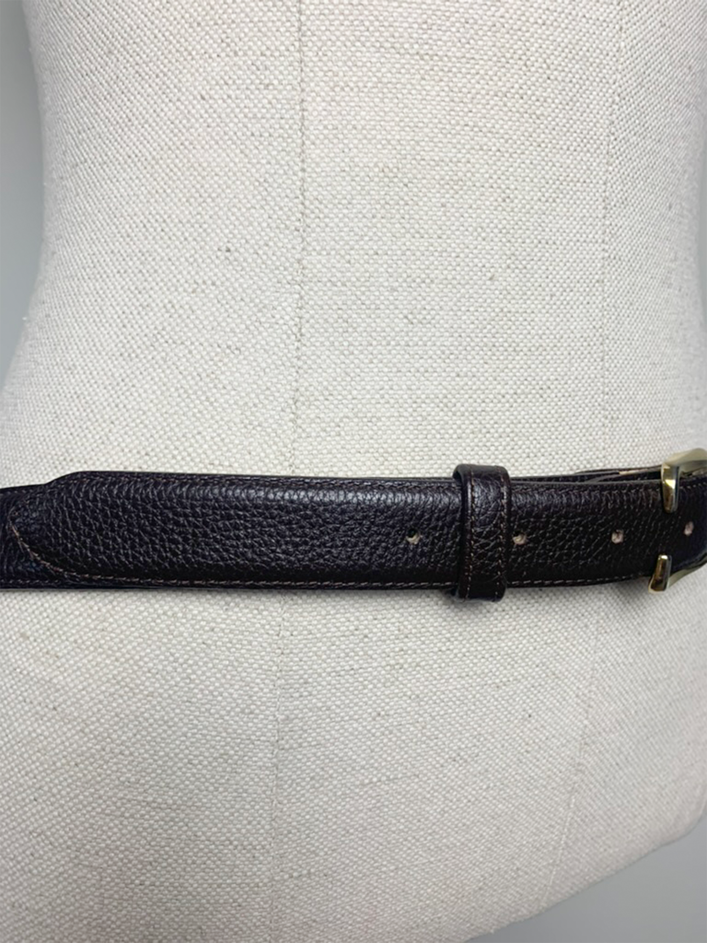 Ceinture femme cuir véritable marron Longchamp