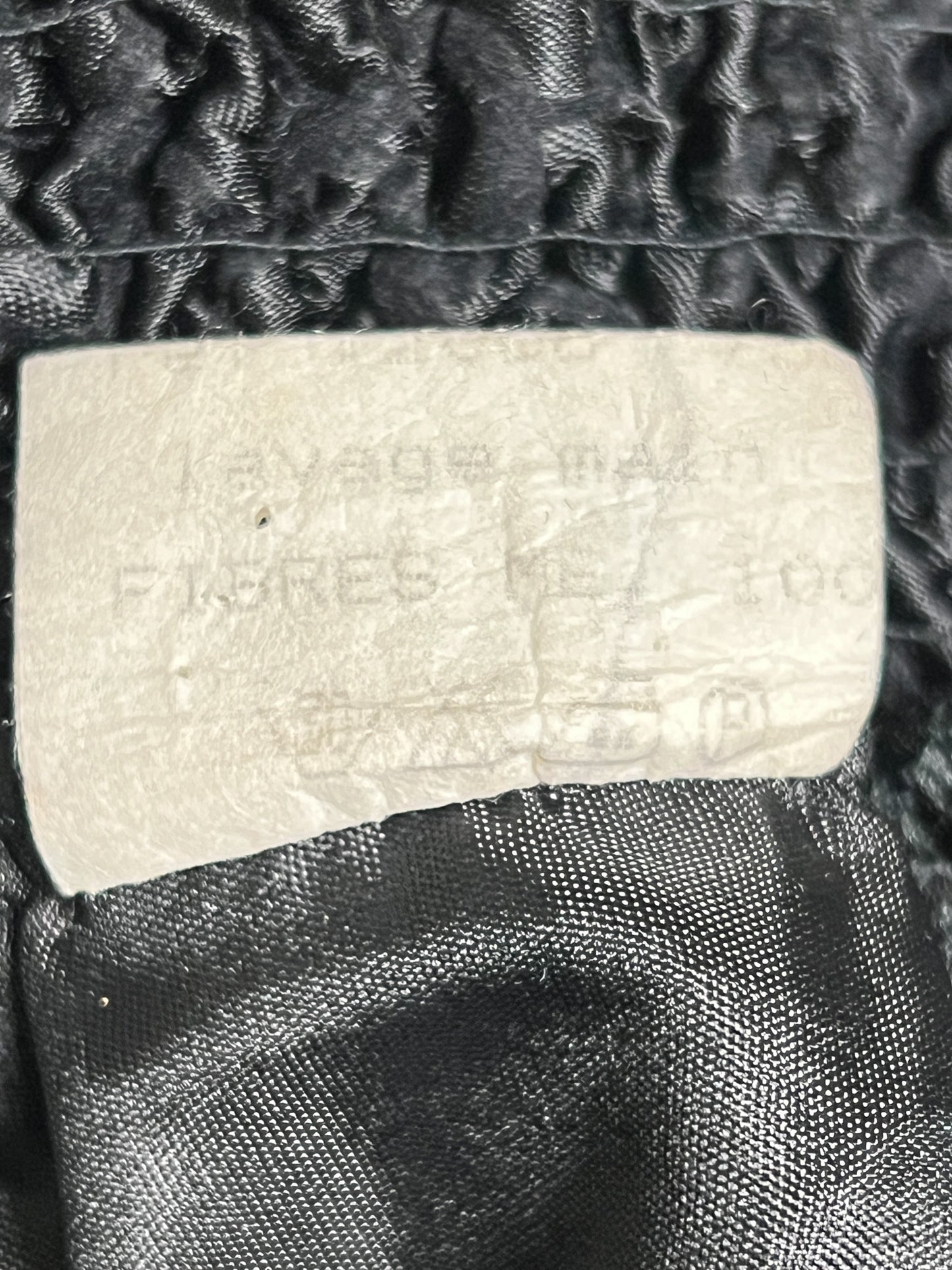 Jupe Vintage Noire Satinée Coupe Boule - Motifs Velours Goutte - Fabriqué France T 34/36