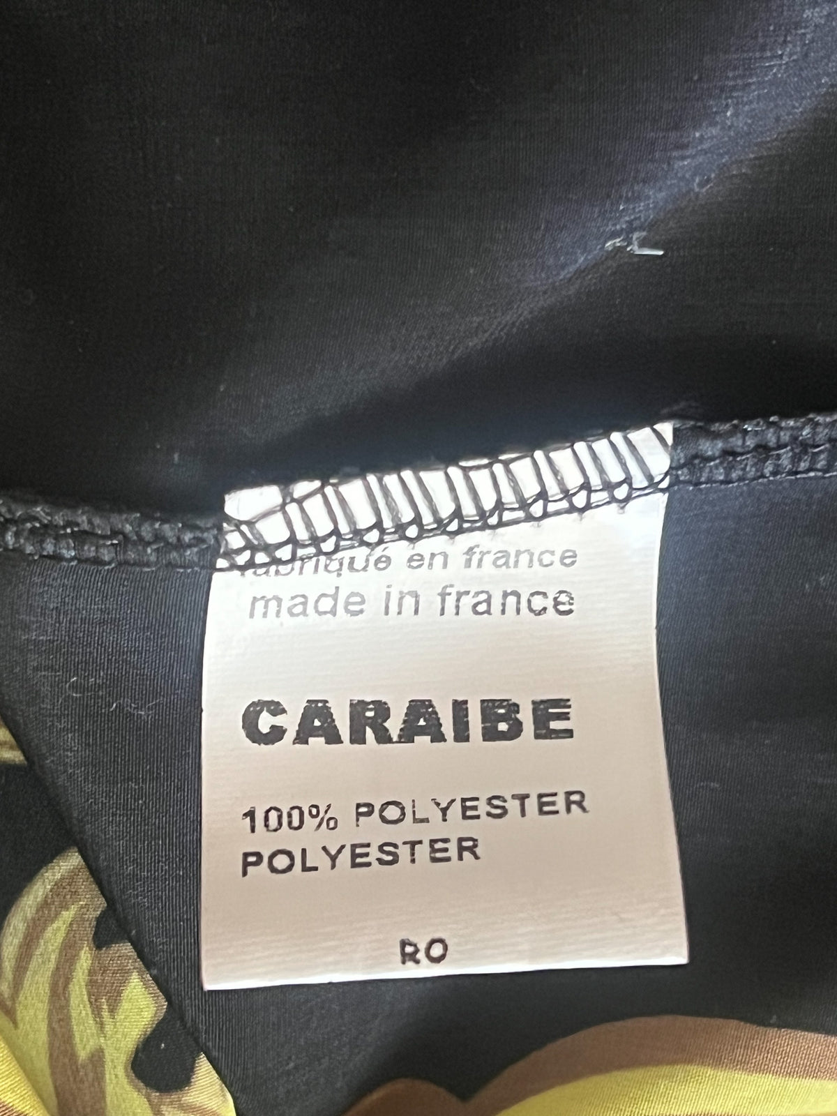 Chemise Vintage Années 90 — Imprimé Foulard Baroque — Made in France — Jeff Gallano "Caraïbe"— T3 (40/42)