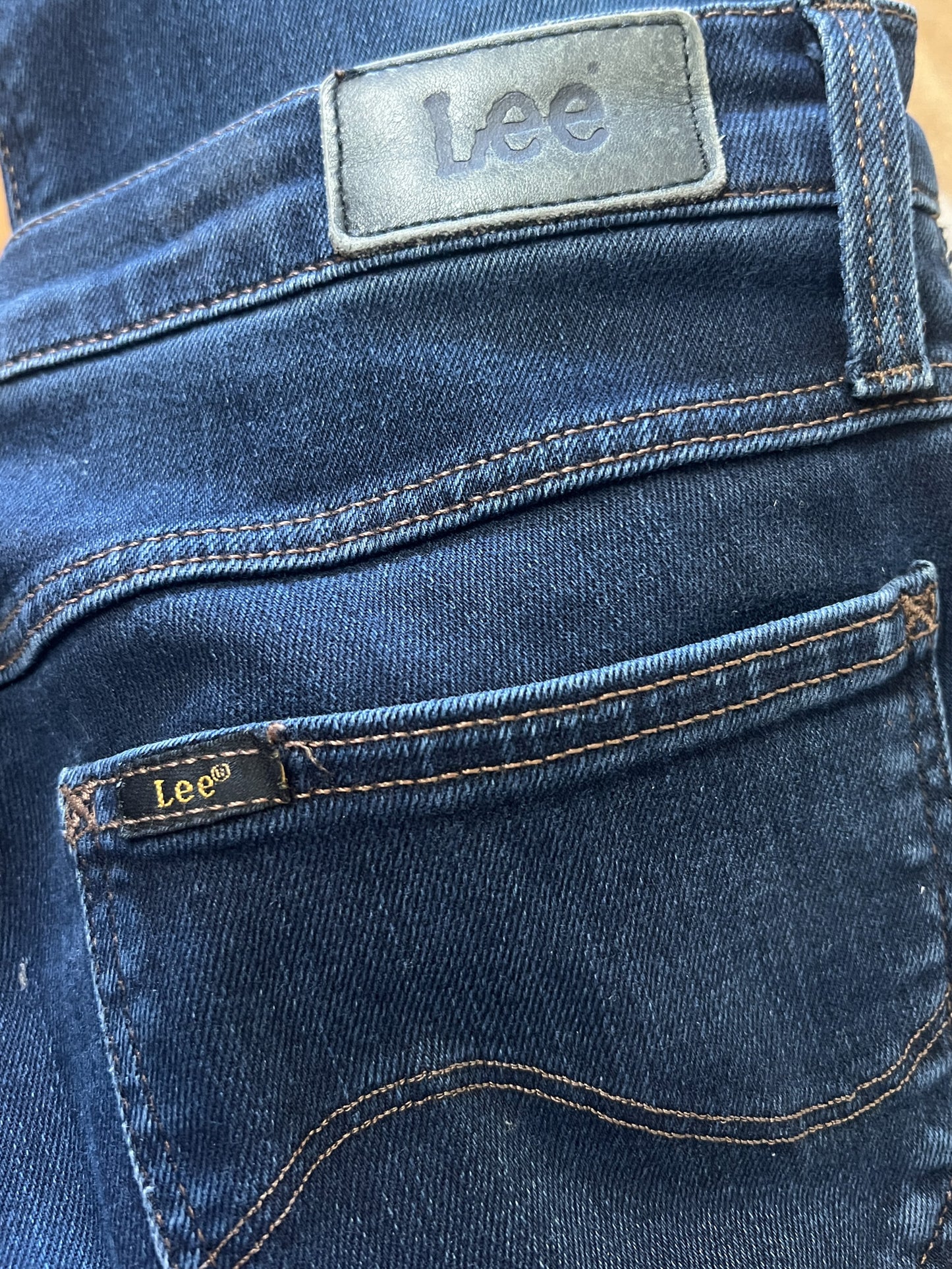 Jean Lee Slim Bleu Foncé - Taille 36