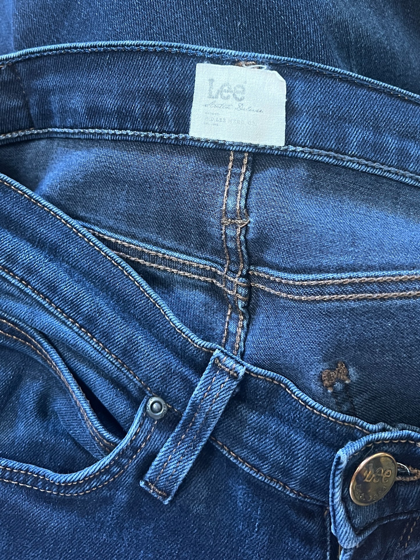 Jean Lee Slim Bleu Foncé - Taille 36