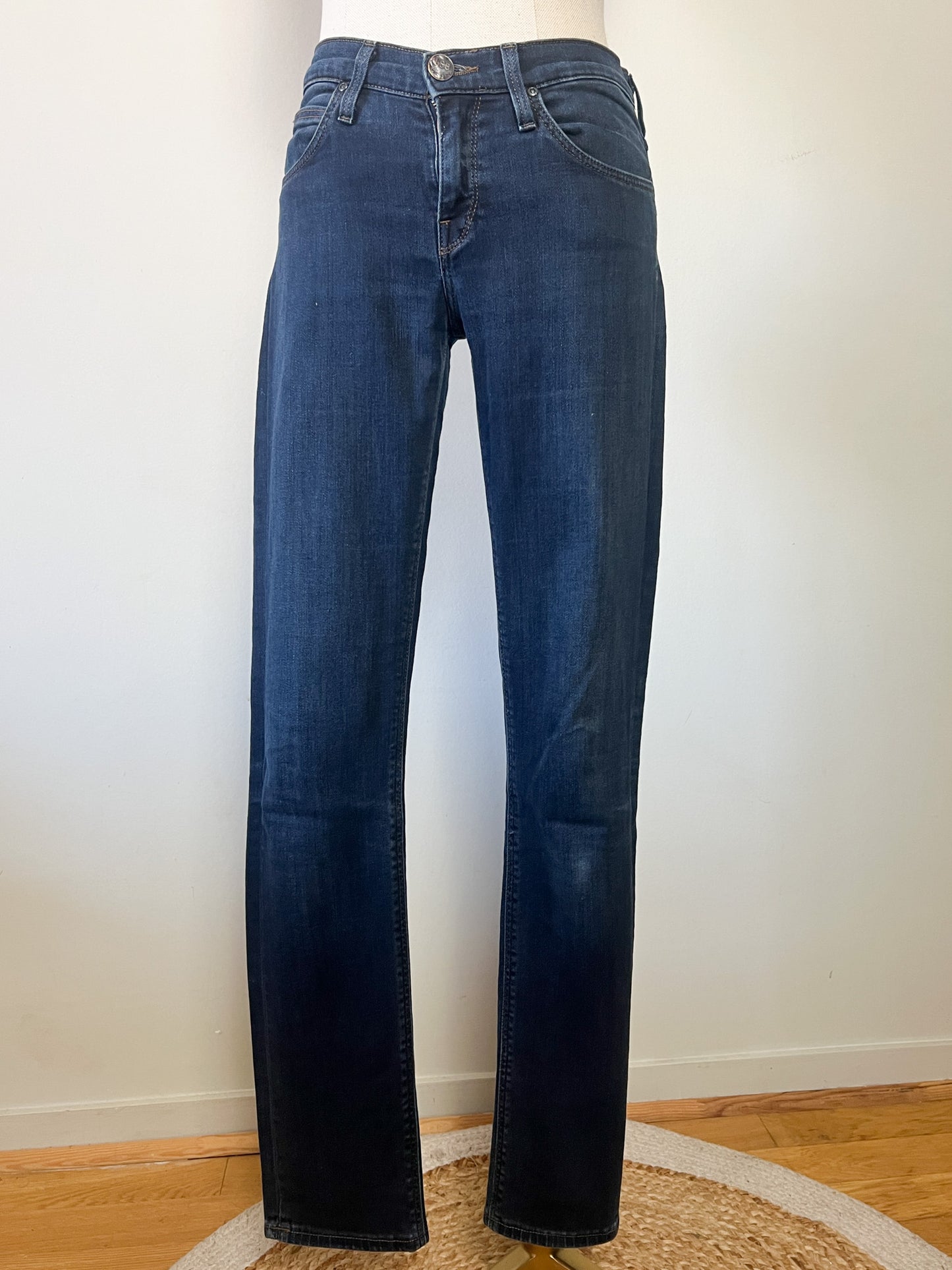 Jean Lee Slim Bleu Foncé - Taille 36