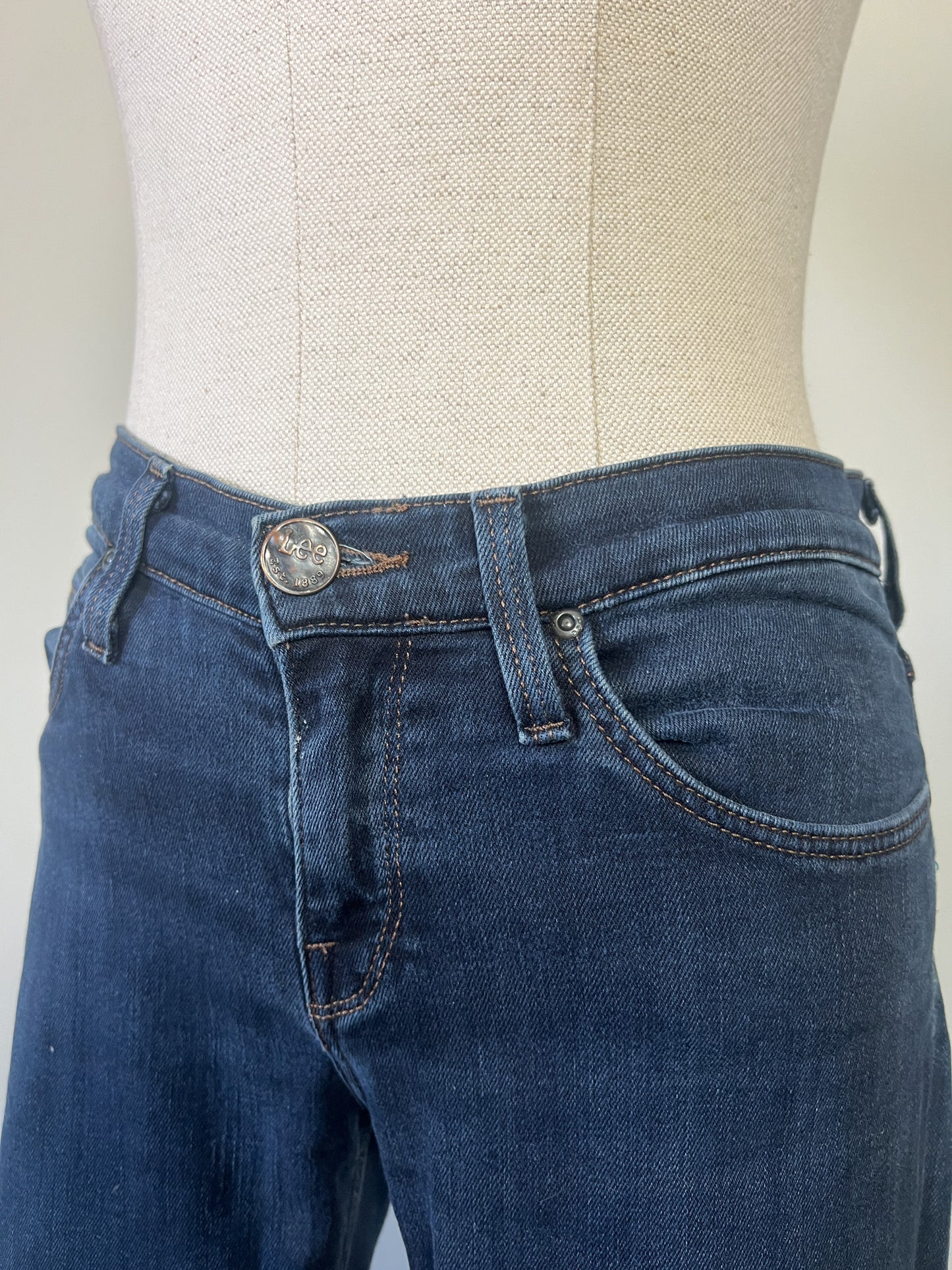Jean Lee Slim Bleu Foncé - Taille 36