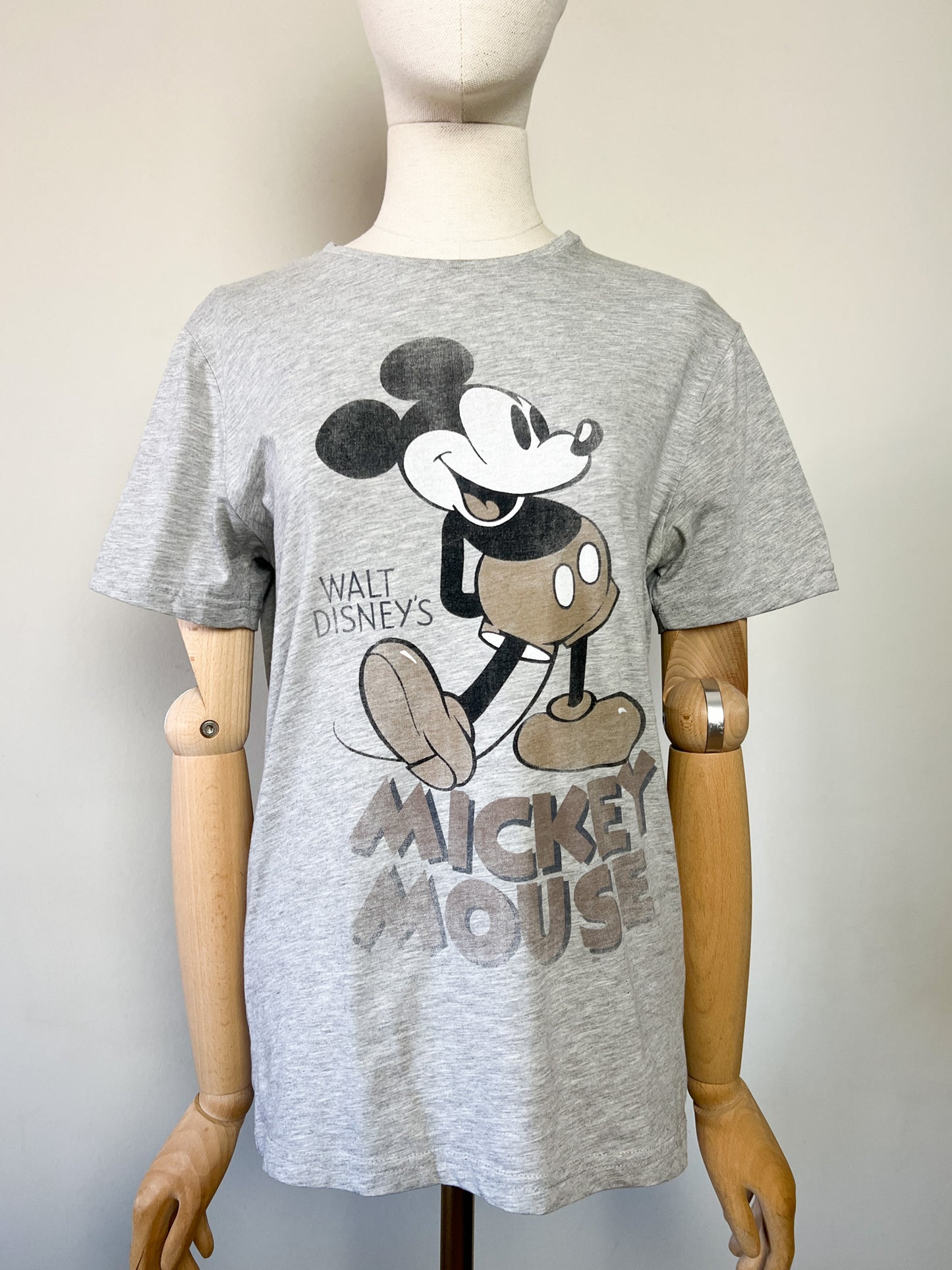 T-shirt Mickey Mouse vintage gris - Style rétro Disney