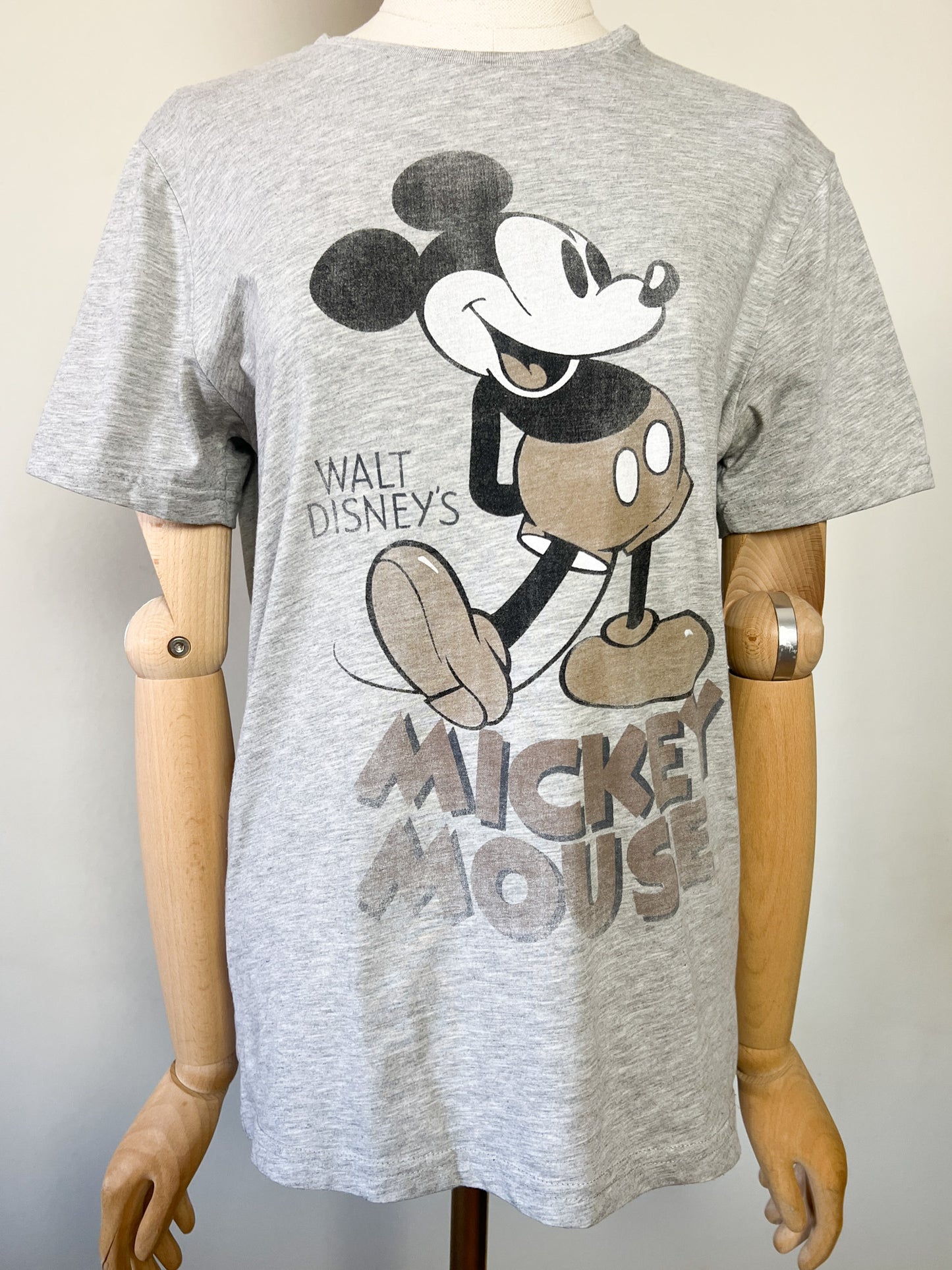 T-shirt Mickey Mouse vintage gris - Style rétro Disney