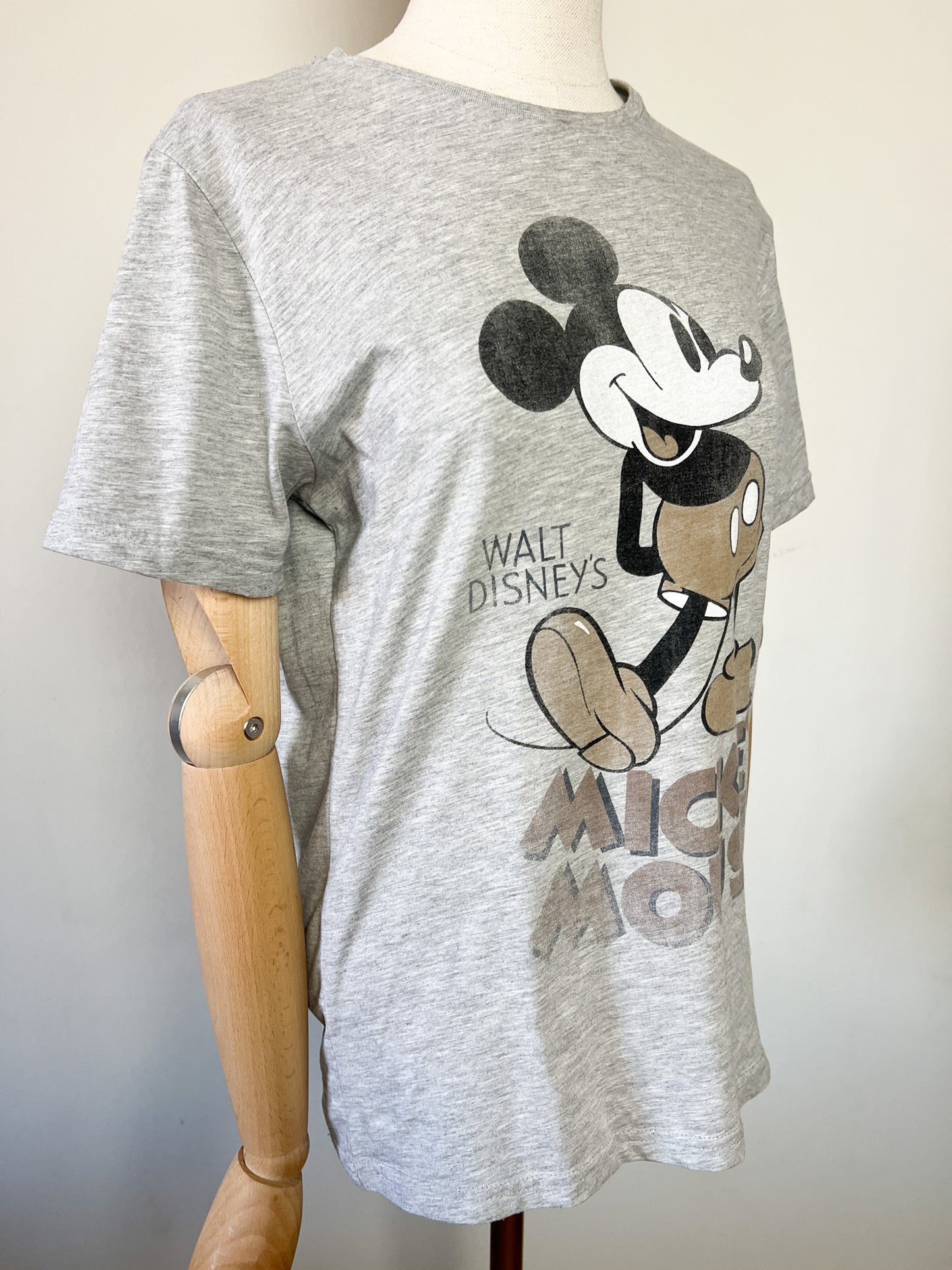 T-shirt Mickey Mouse vintage gris - Style rétro Disney