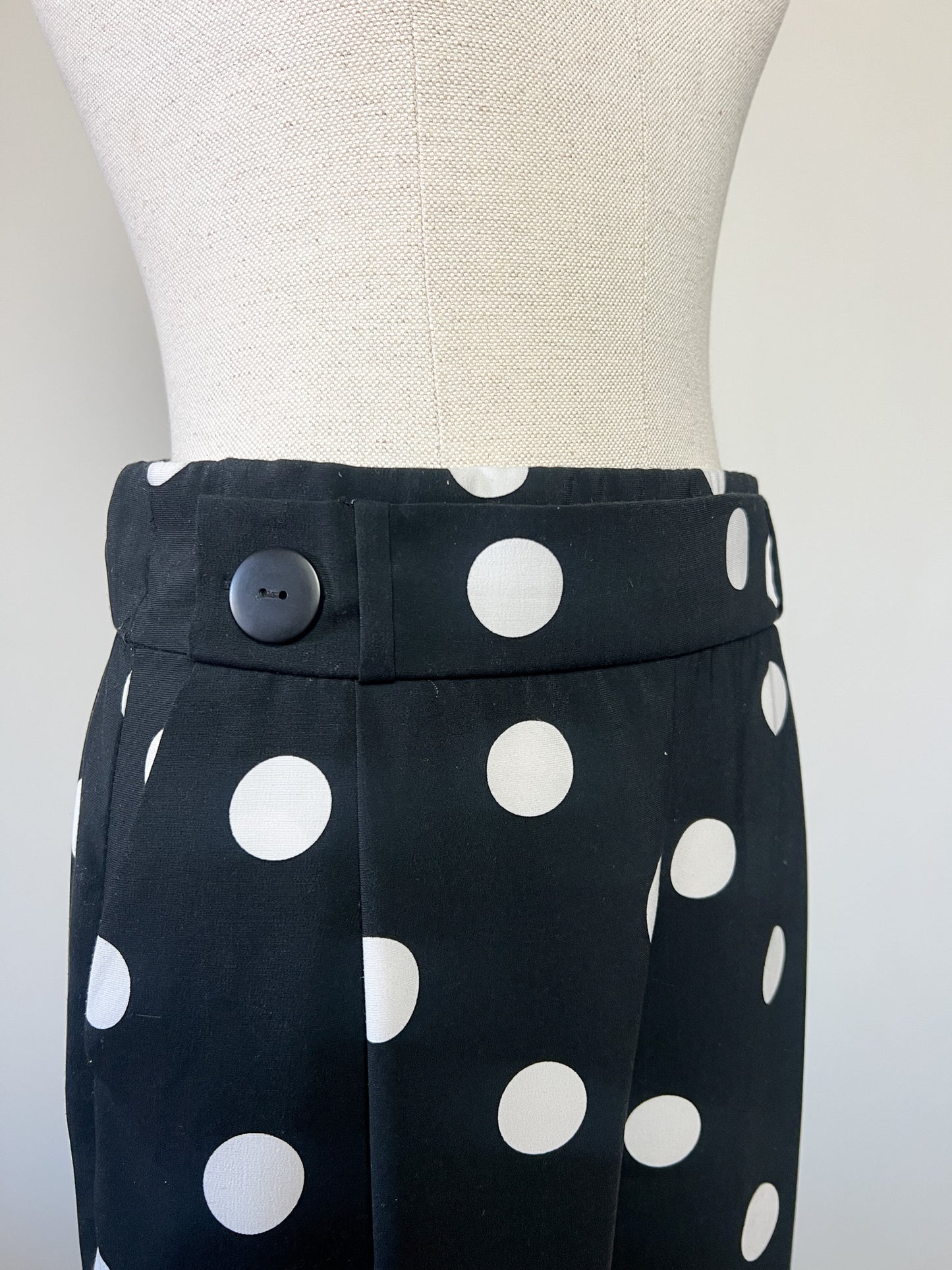 Pantalon fluide palazzo à pois - Zara - Taille S