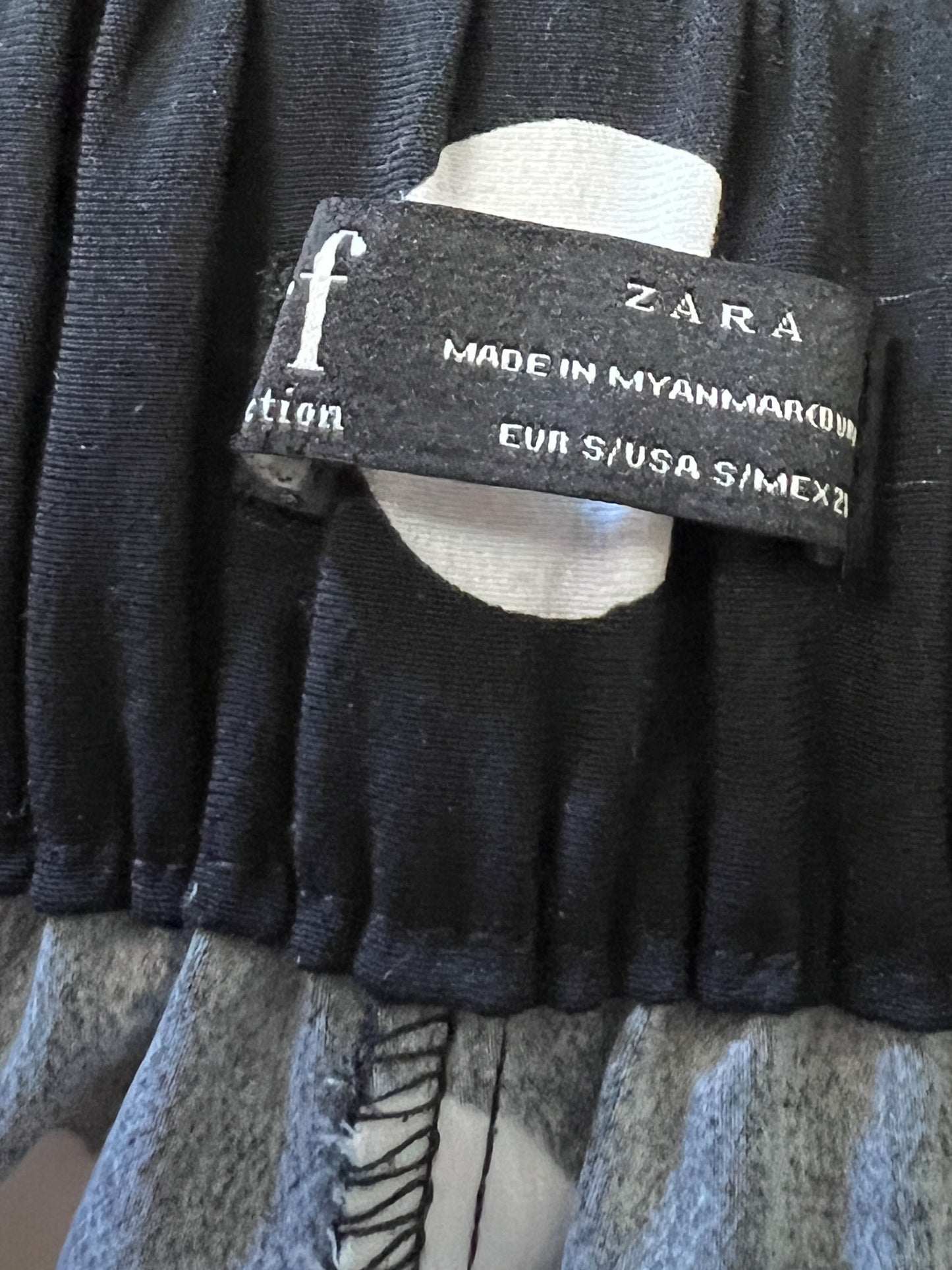 Pantalon fluide palazzo à pois - Zara - Taille S