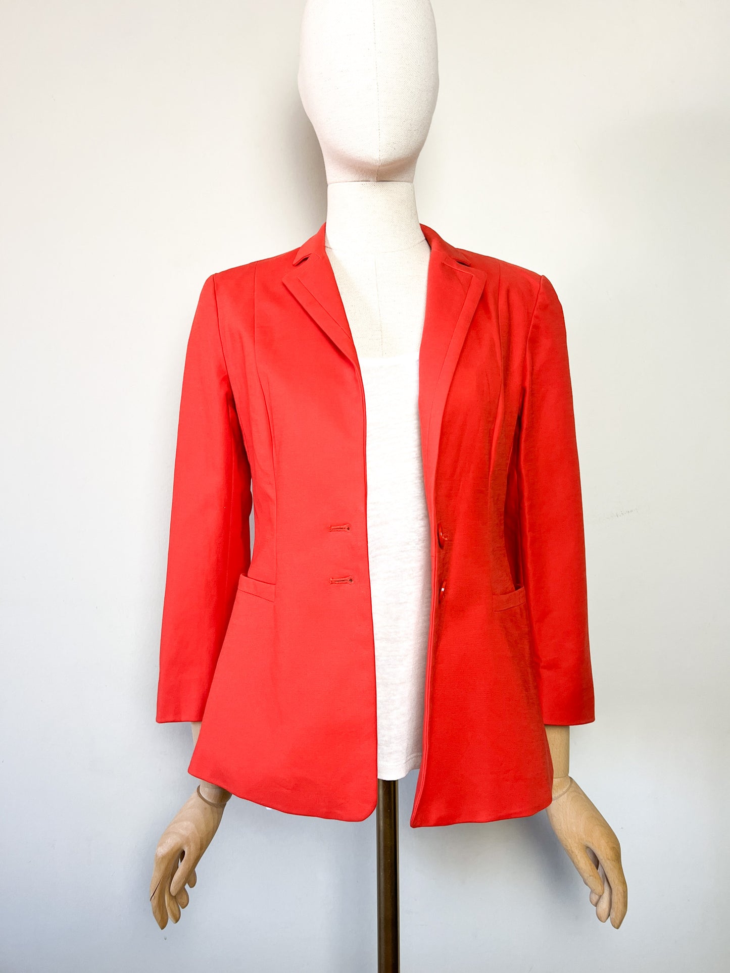 Veste cintrée rouge-orangé Max&Co - Taille 38