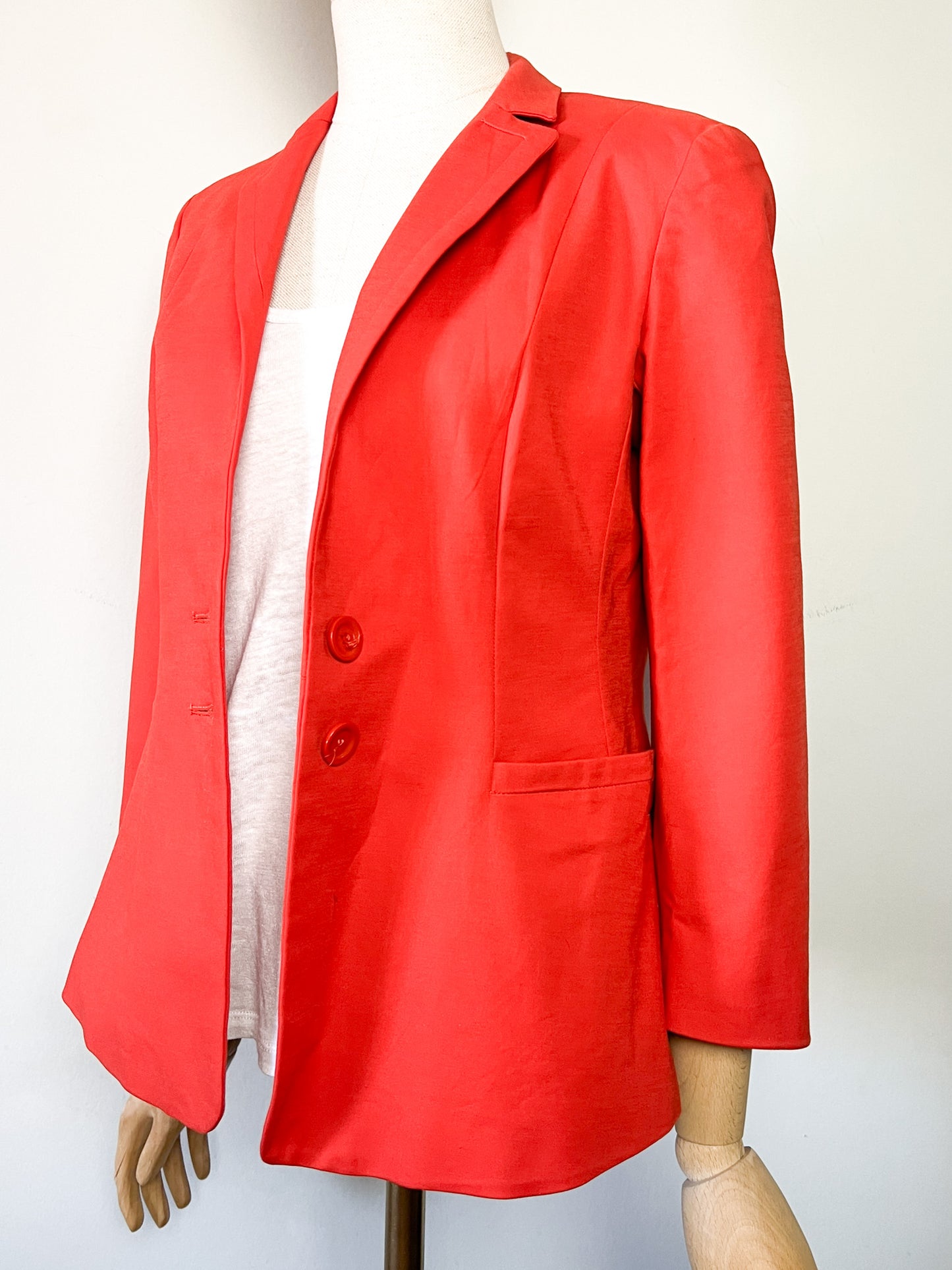 Veste cintrée rouge-orangé Max&Co - Taille 38