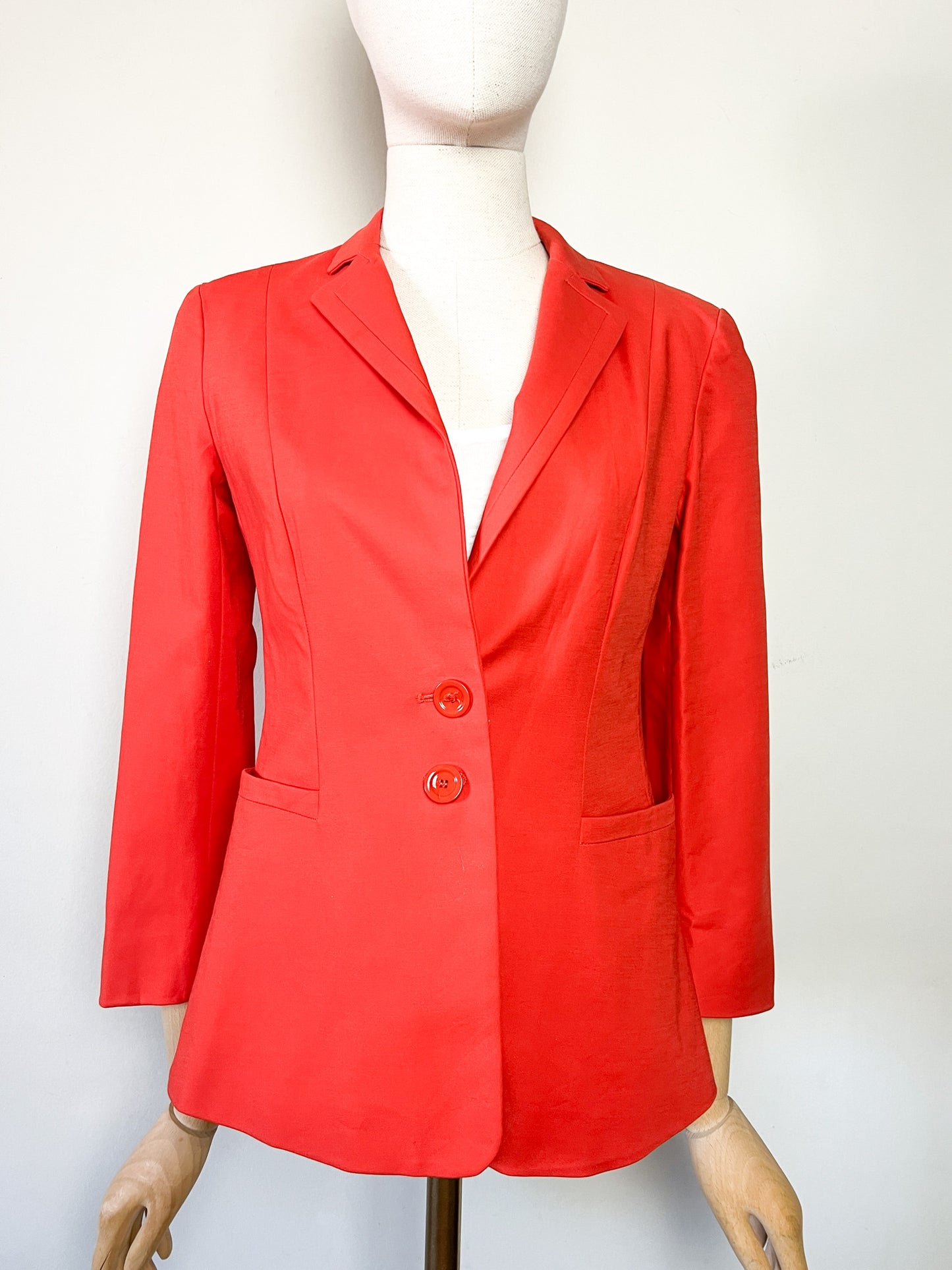 Veste cintrée rouge-orangé Max&Co - Taille 38