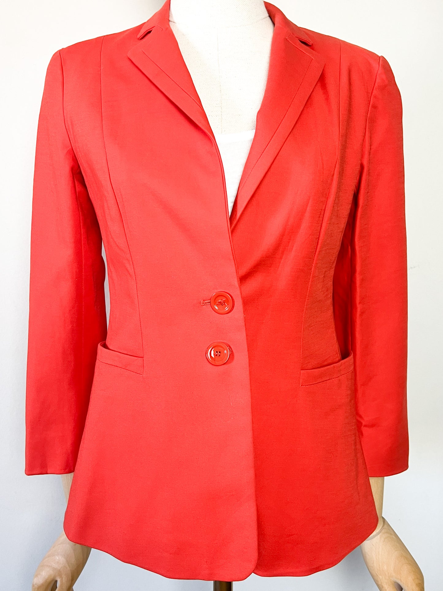 Veste cintrée rouge-orangé Max&Co - Taille 38