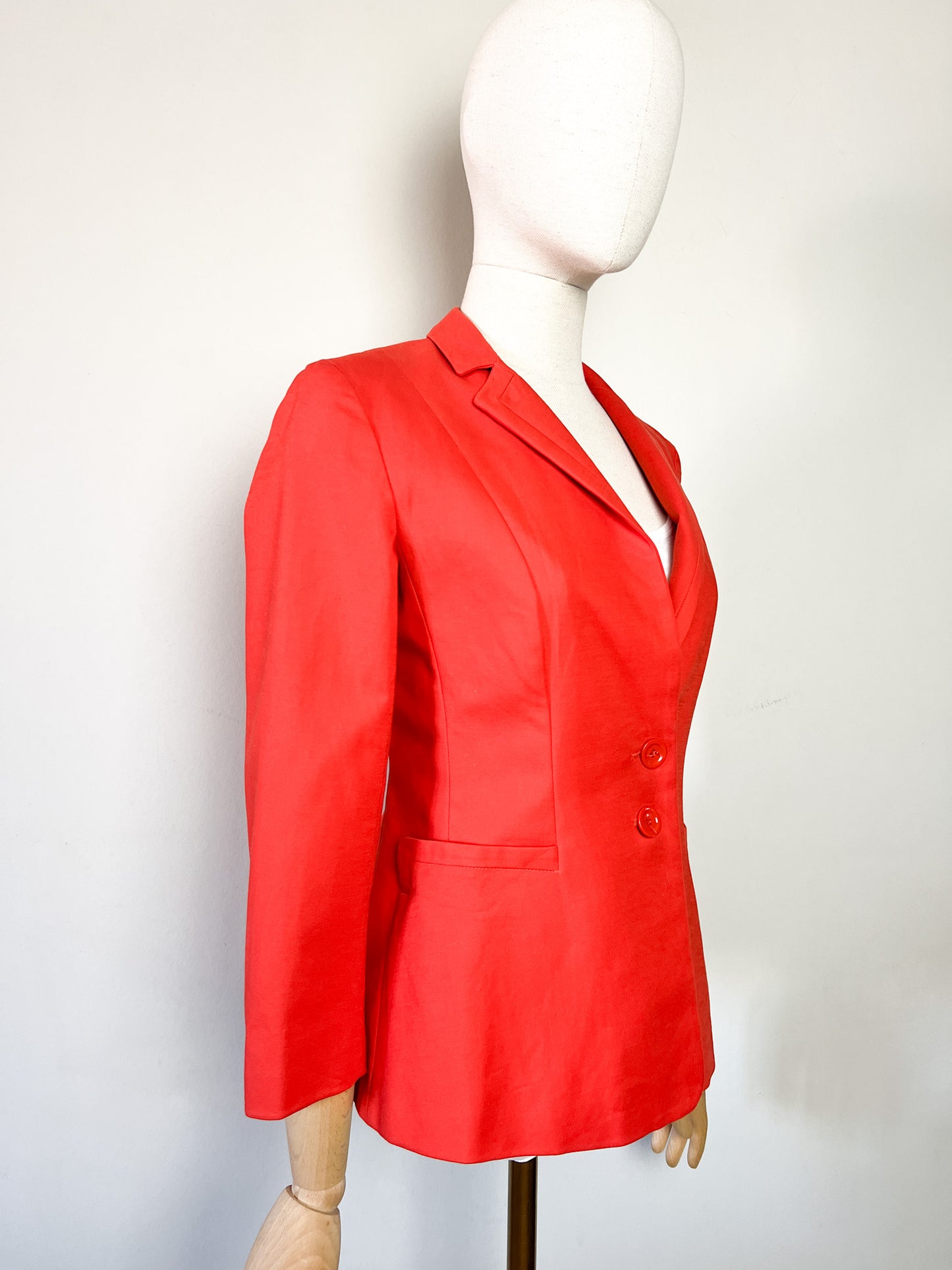 Veste cintrée rouge-orangé Max&Co - Taille 38