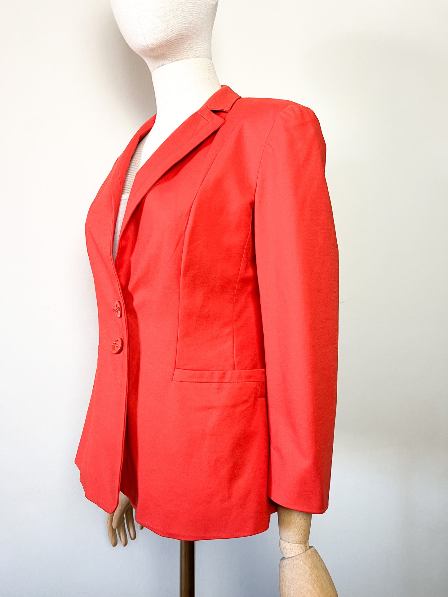 Veste cintrée rouge-orangé Max&Co - Taille 38