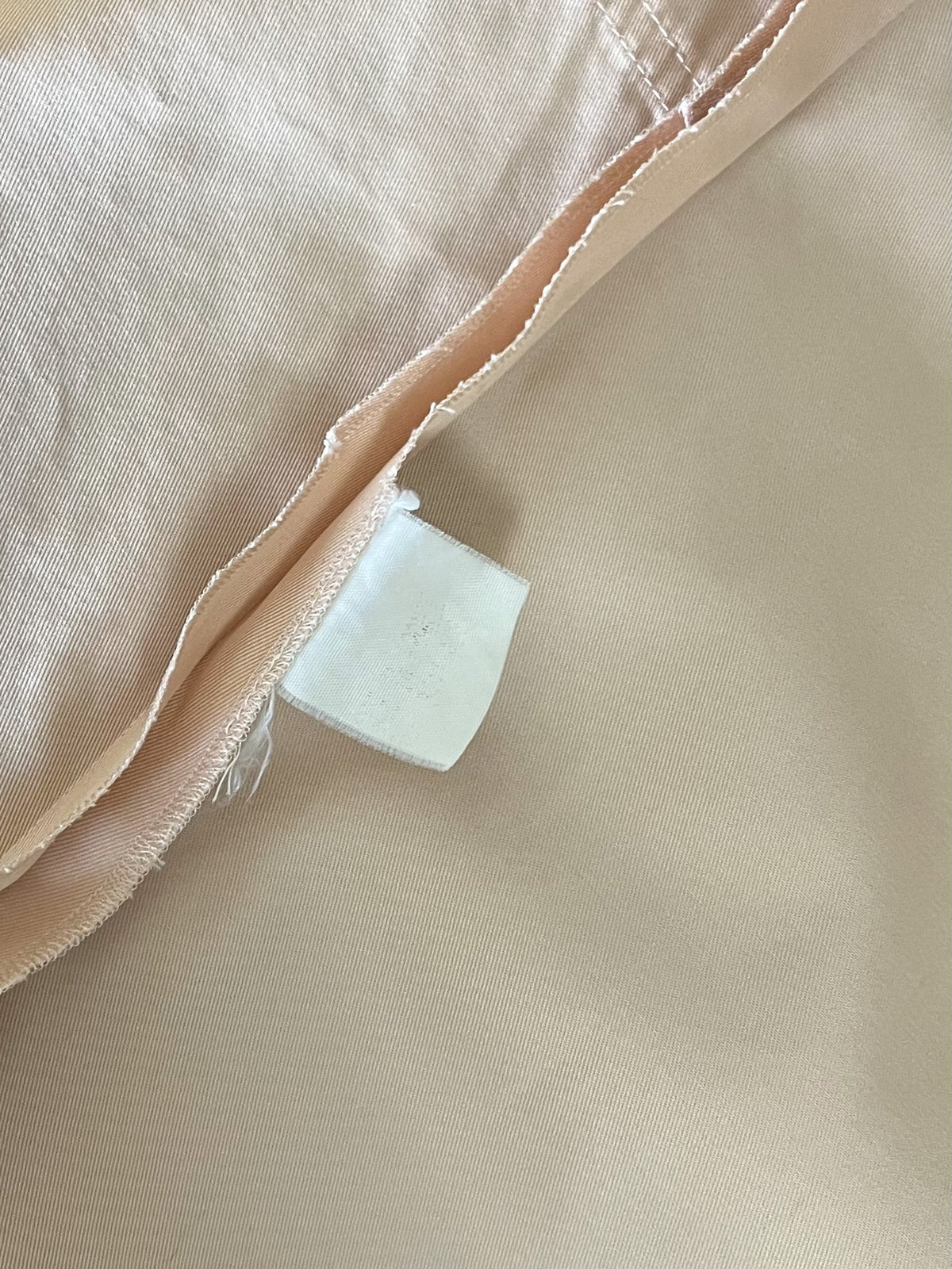 Robe-manteau zippée vintage années 70 bimatière beige Miss Torrente Paris T42