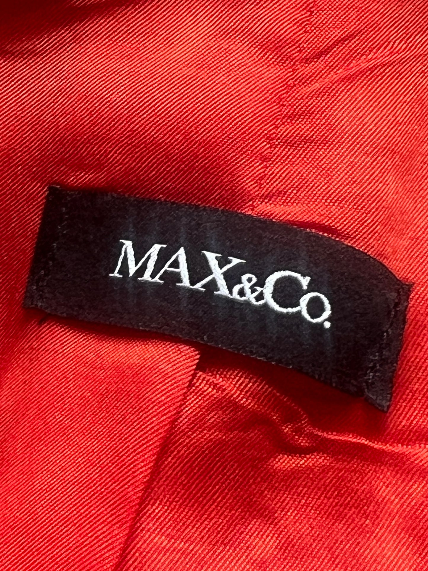 Veste cintrée rouge-orangé Max&Co - Taille 38