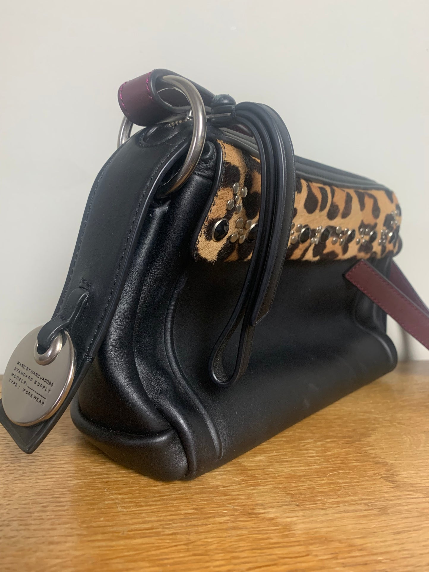 Sac en cuir leopard Marc by MarcJacobs