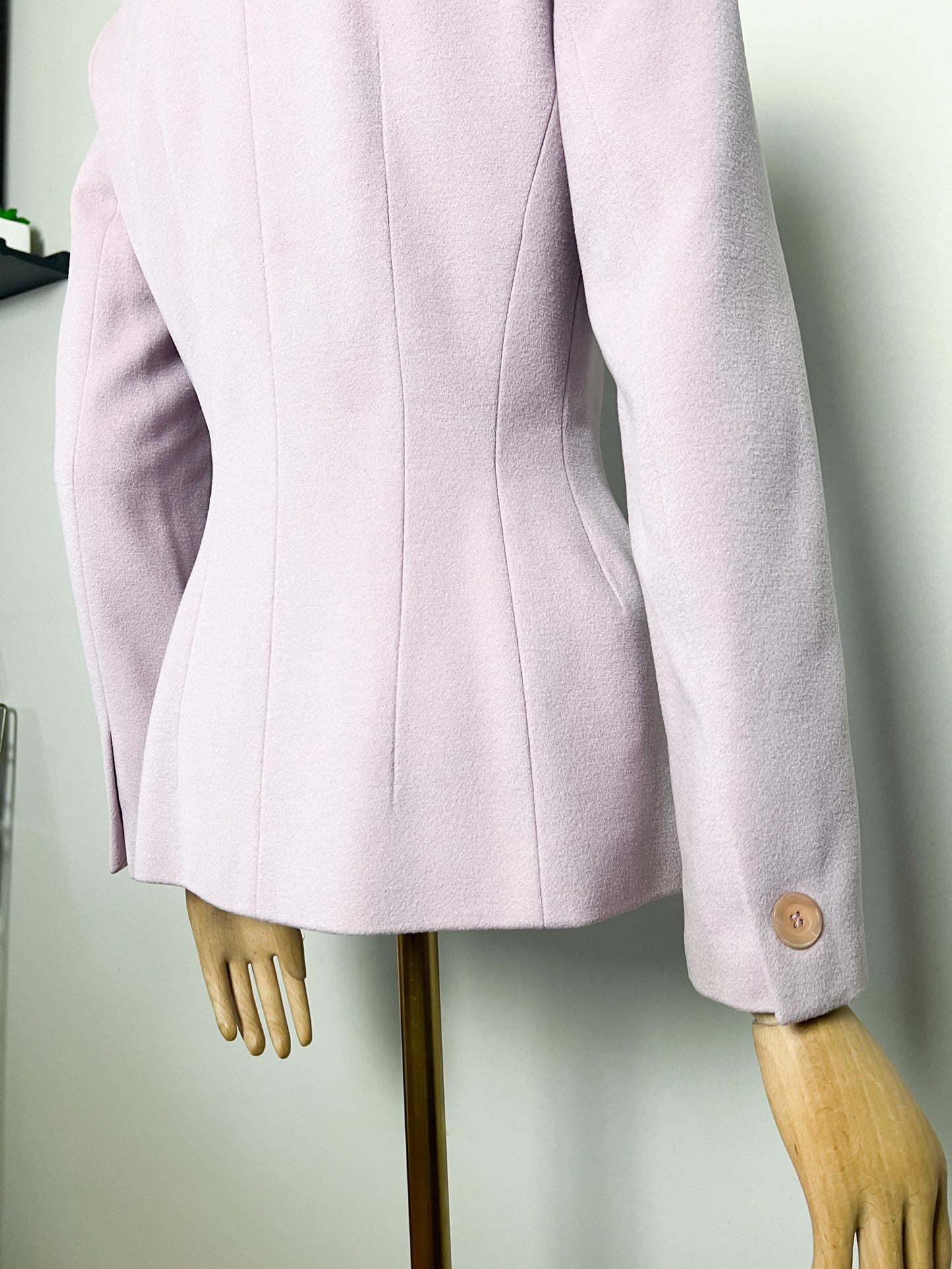 Veste Vintage Irene Van Ryb - Laine, Angora & Cachemire - Rose/Lila - T. 38
