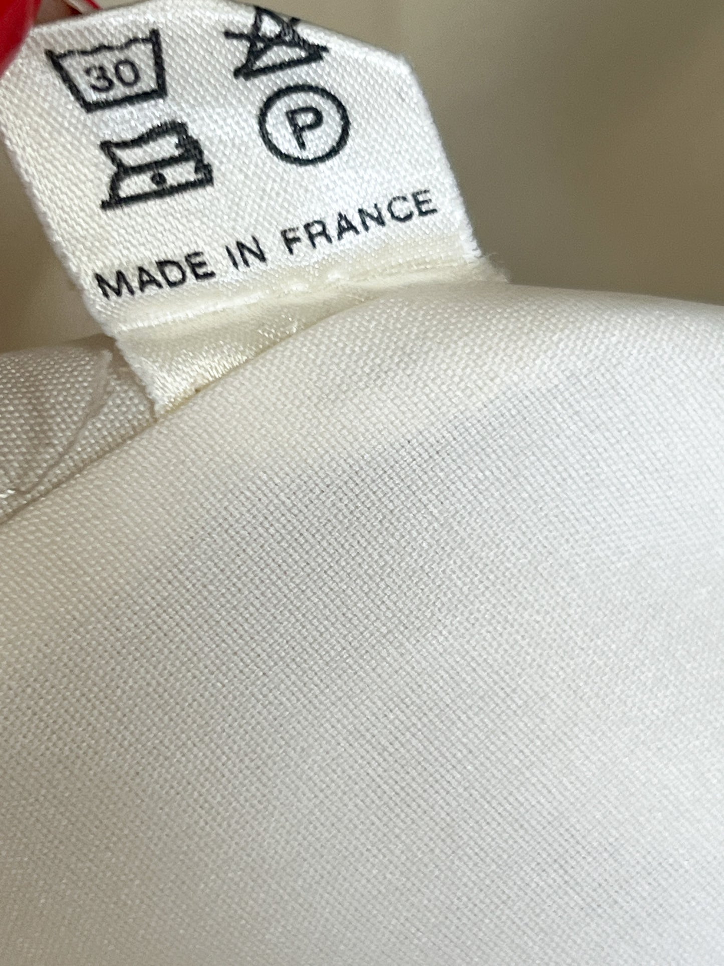 Manteau Vintage Crème des Années 70 - Ceinture & Détails au Dos - T. 38/40