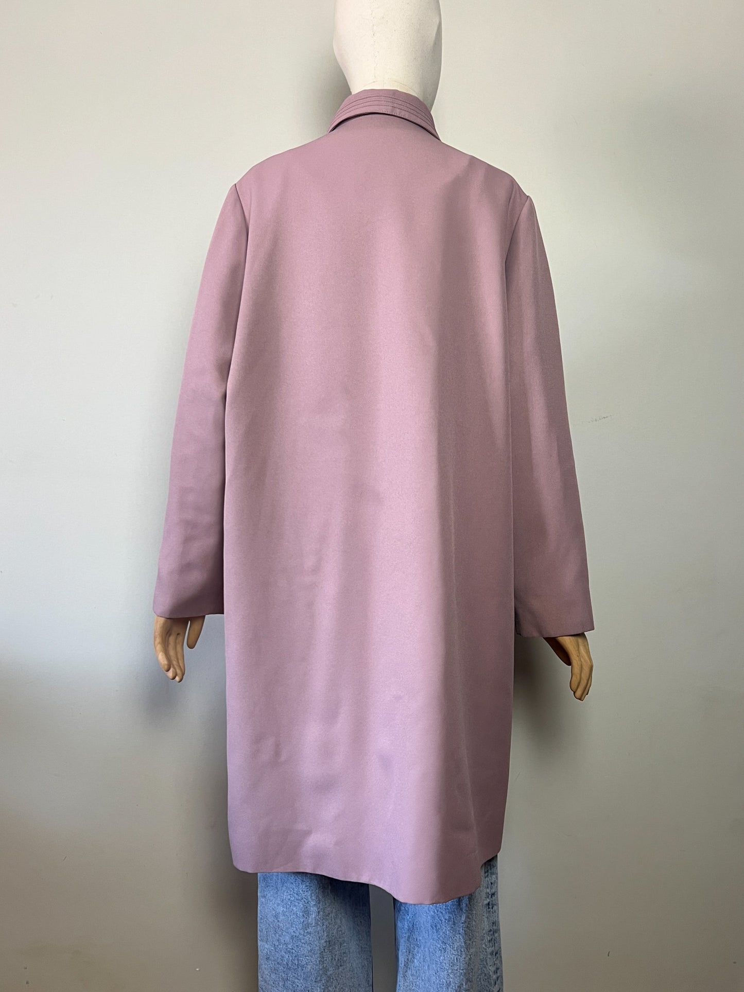 Trench Vintage Claude Havrey - Rose Lila - Imperméable - T. 40/42