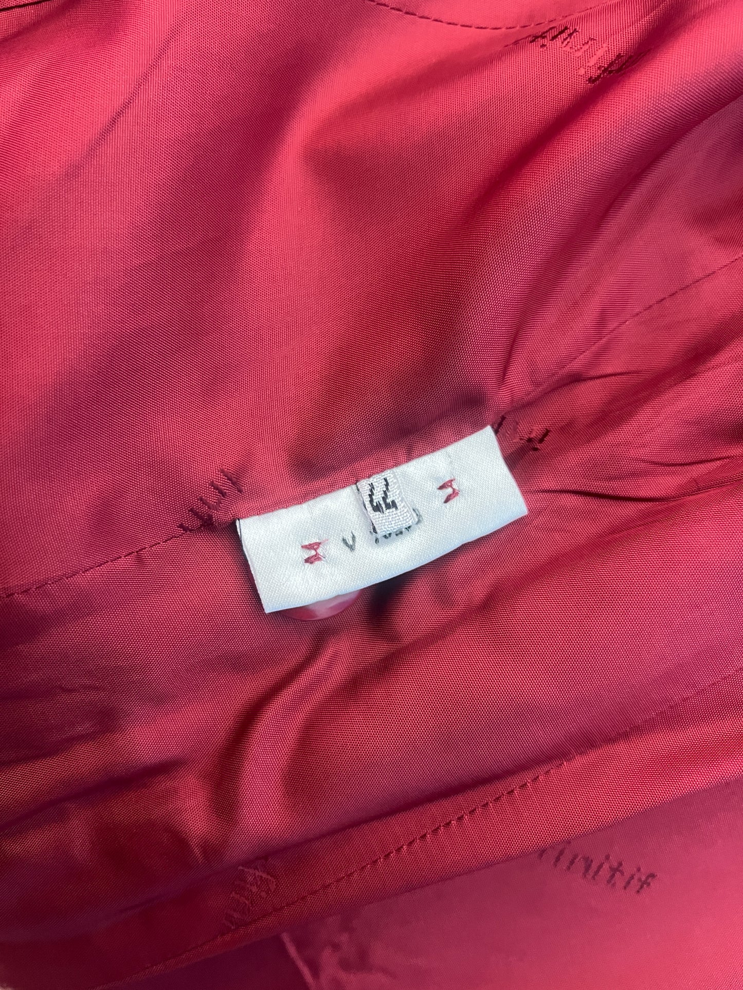 Veste Vintage Infinitif en Laine - Rouge Bordeaux - T. 42/44