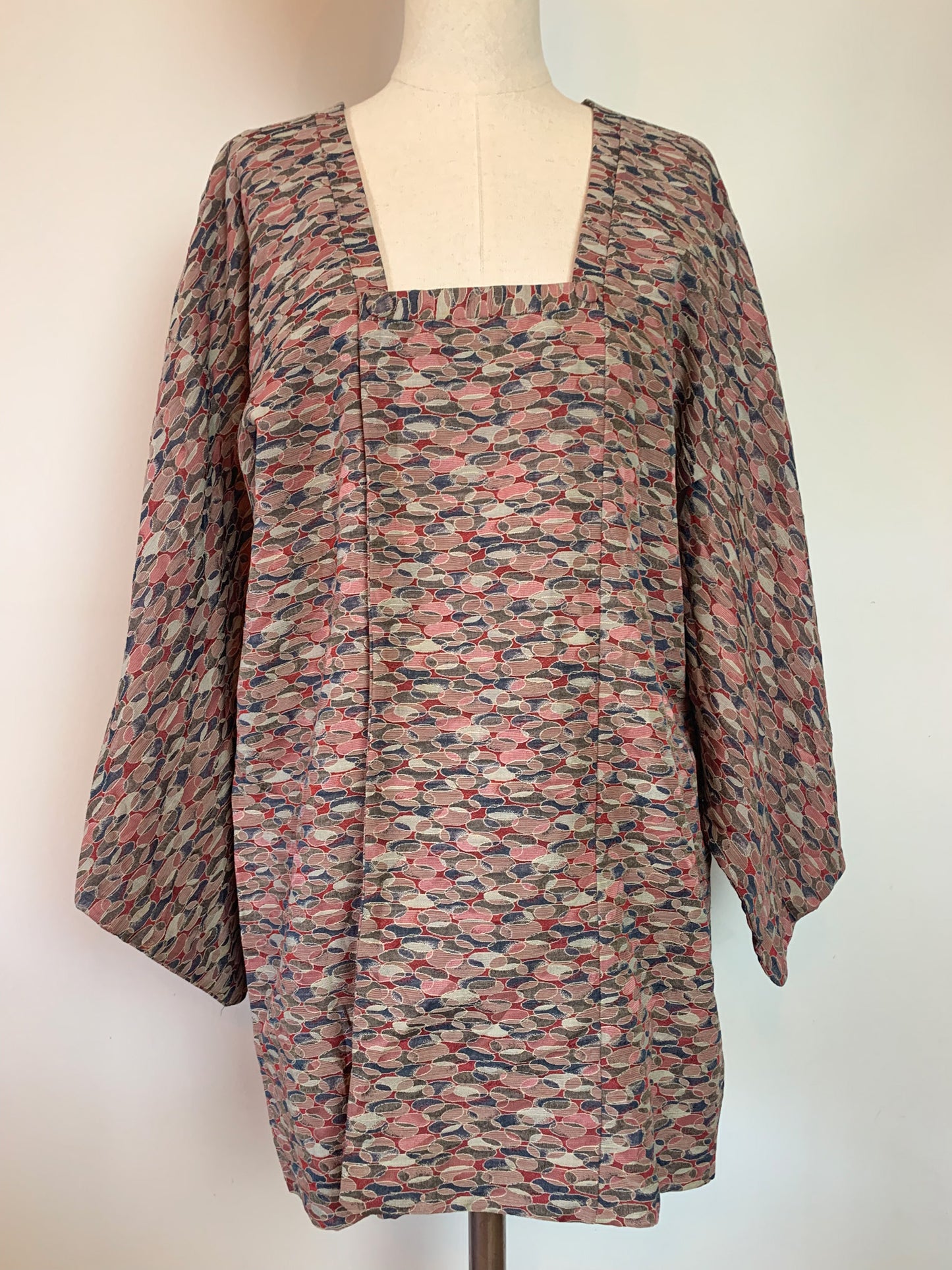 Veste kimono Michiyuki en soie vintage