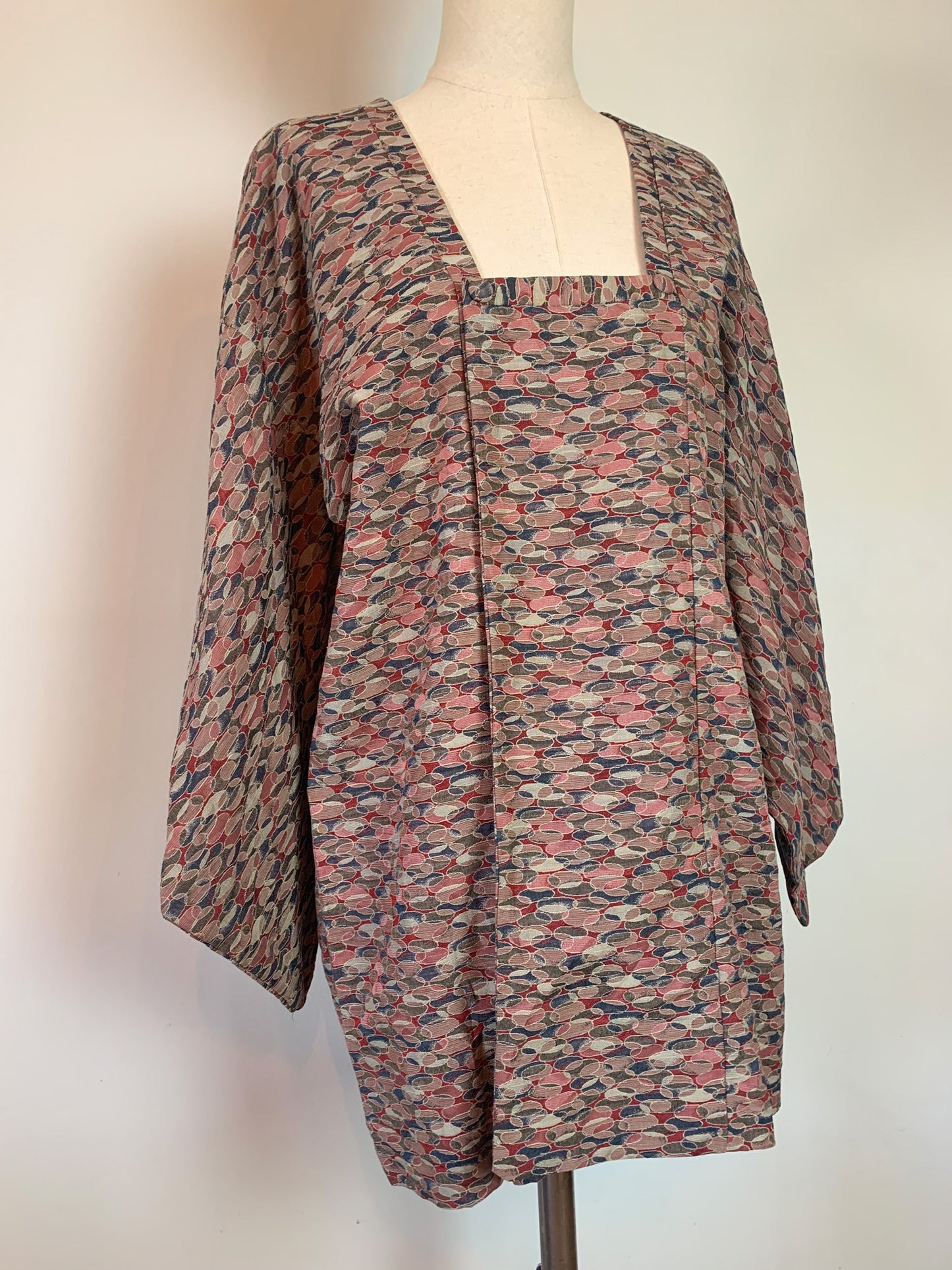 Veste kimono Michiyuki en soie vintage