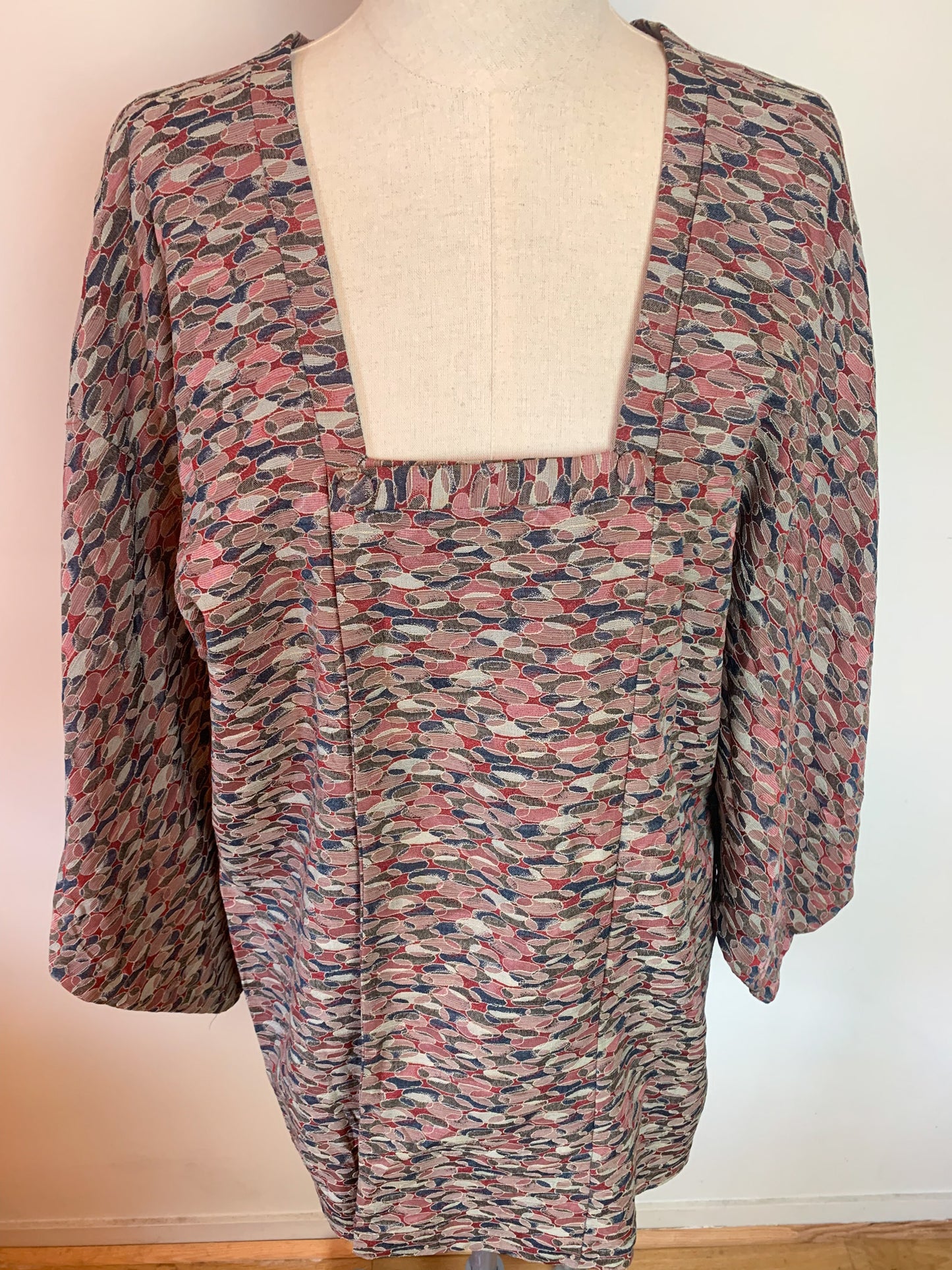 Veste kimono Michiyuki en soie vintage
