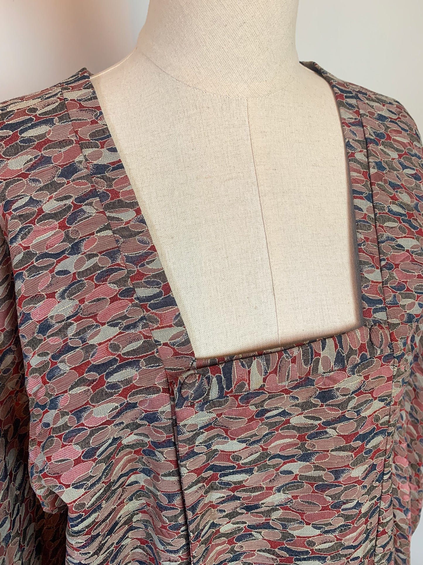Veste kimono Michiyuki en soie vintage