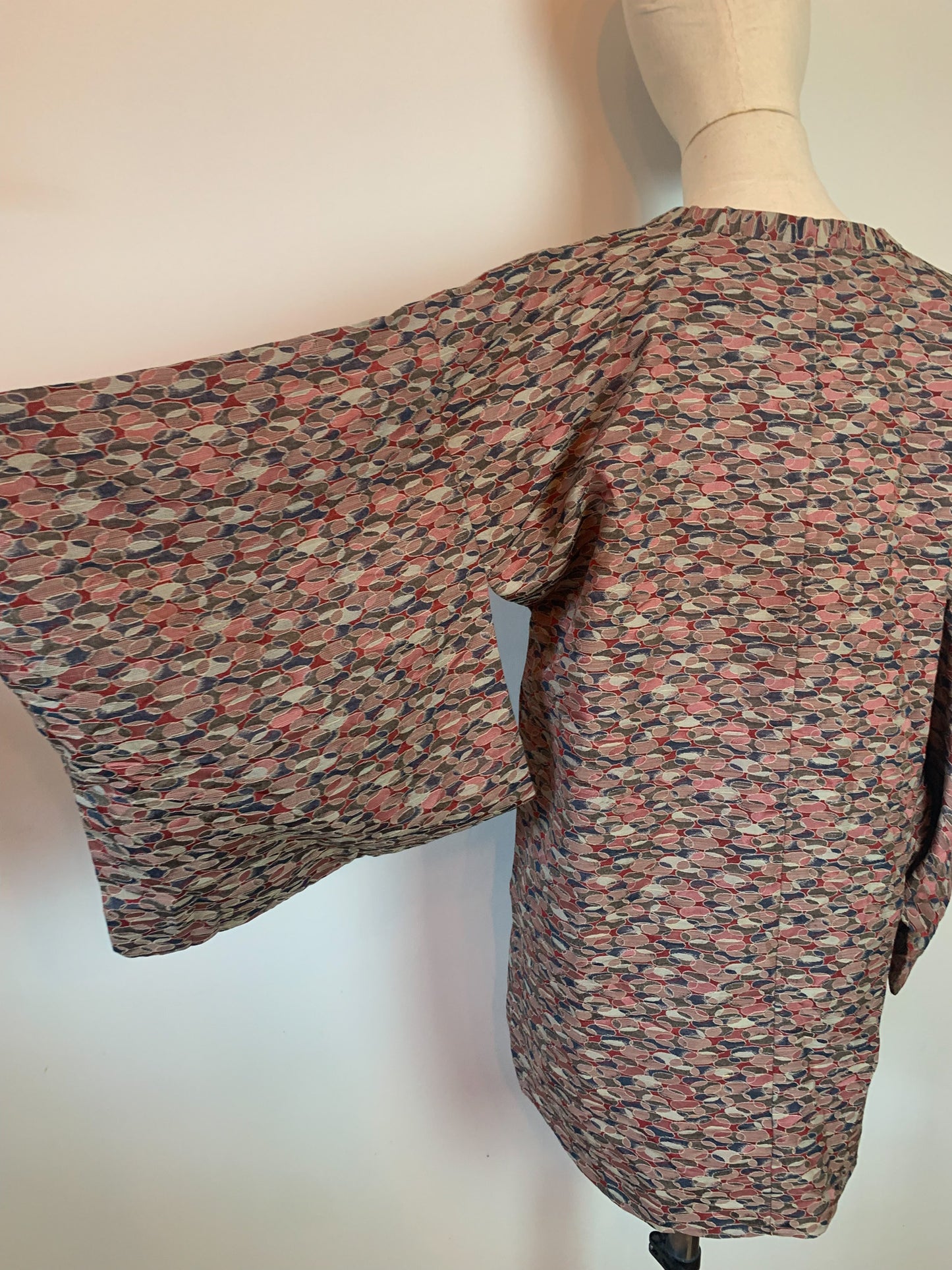 Veste kimono Michiyuki en soie vintage