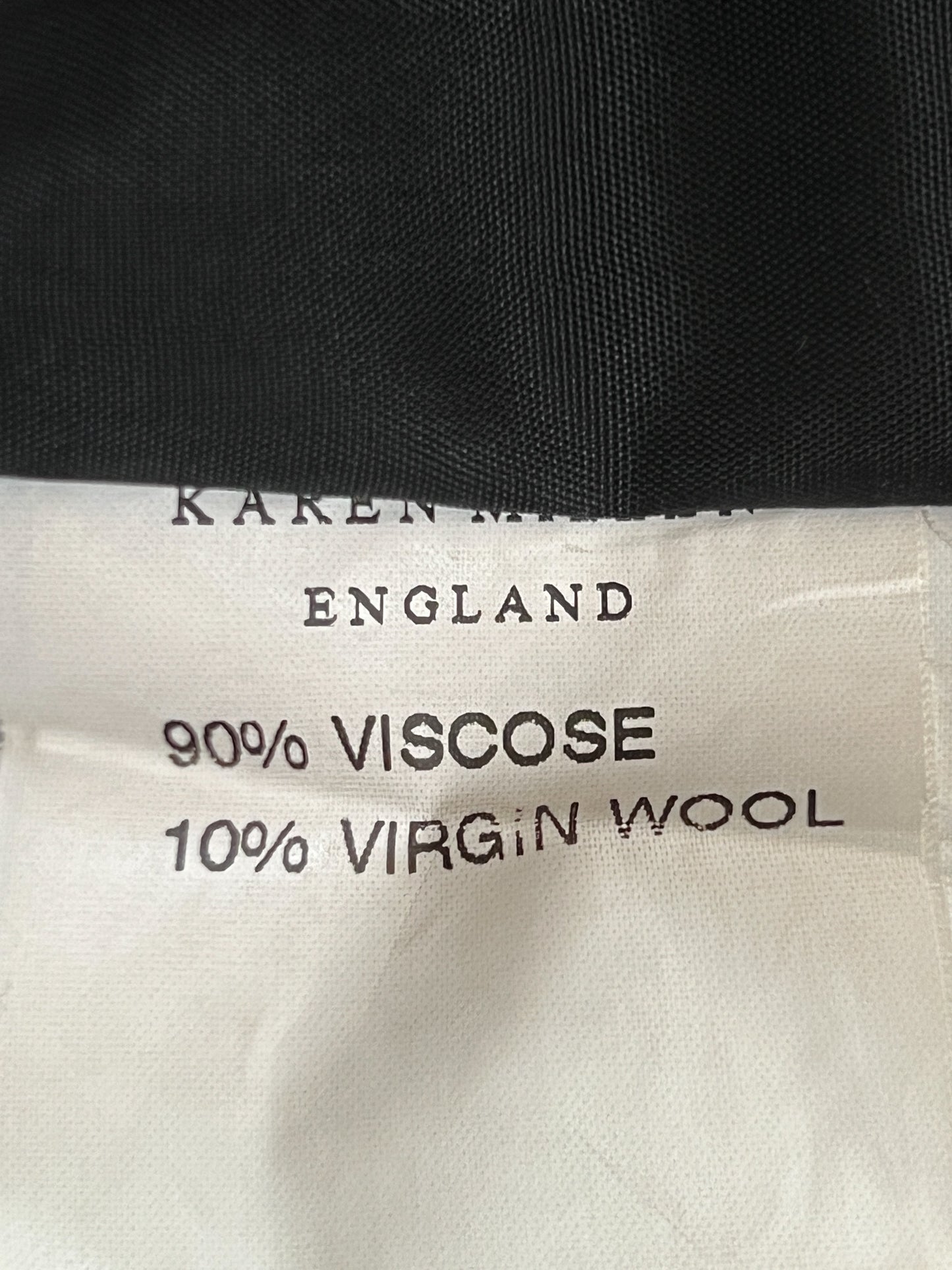 Robe Élégante Karen Millen - Coupe Structurée et Plis Plats - T. 36