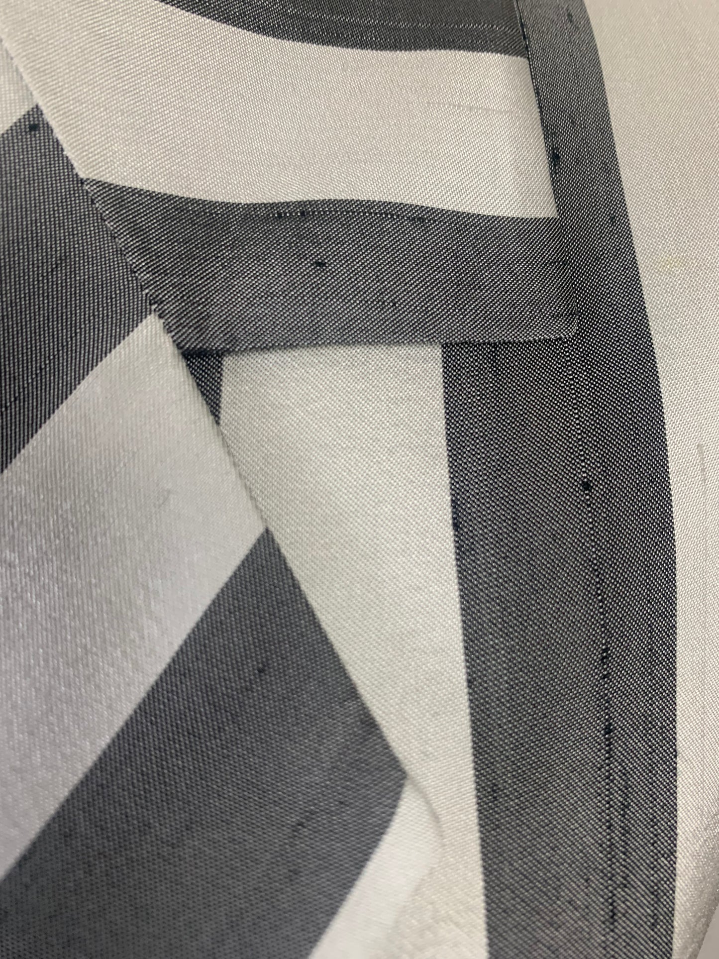 Veste rayée grise en mélange soie Gianfranco Ferre