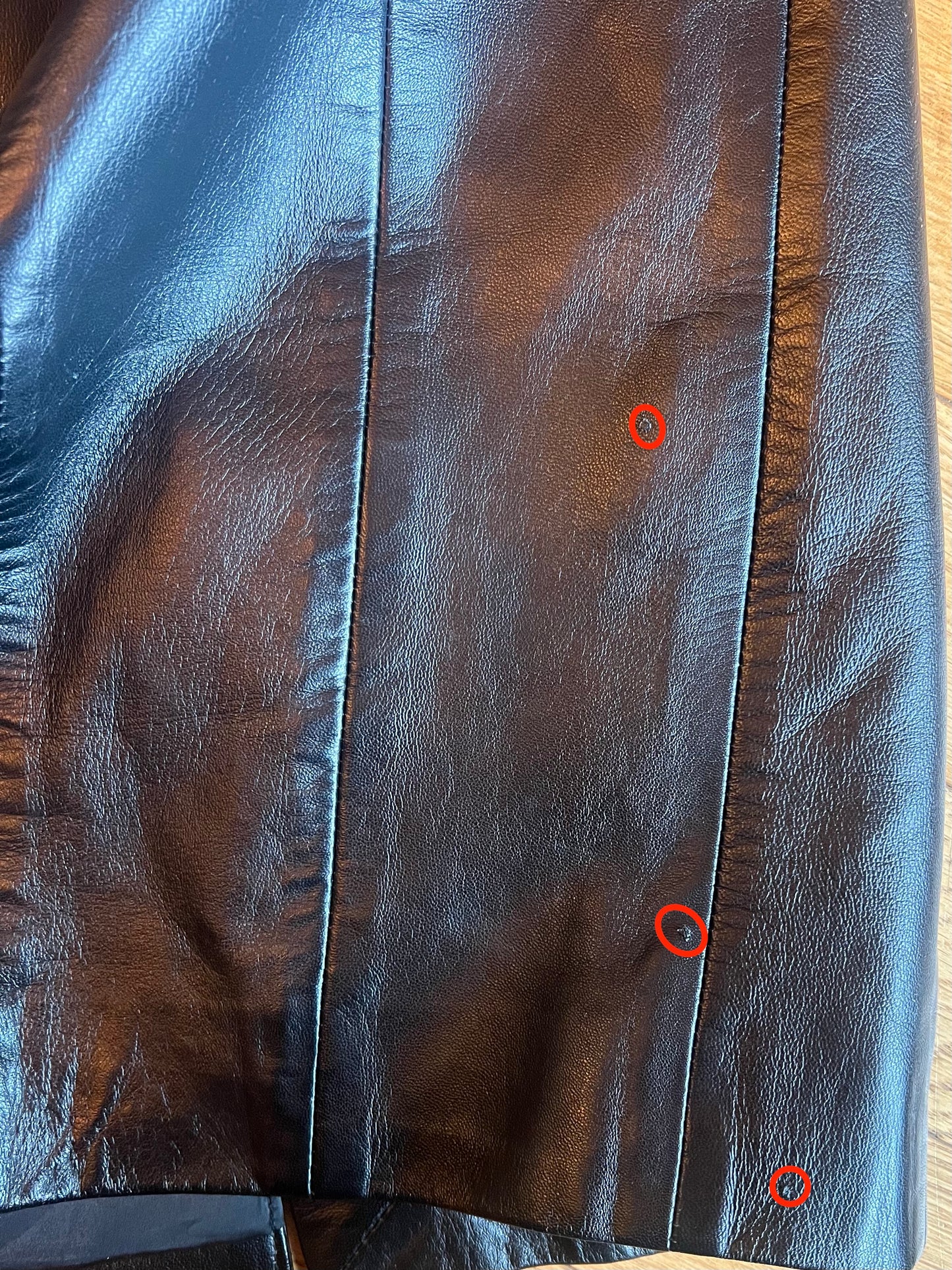 Robe Fourreau en Cuir Véritable Noir - Style Minimal des Années 90 - T38