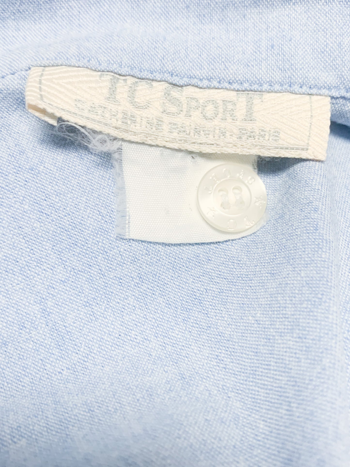 Chemise cropped top sans manche vintage