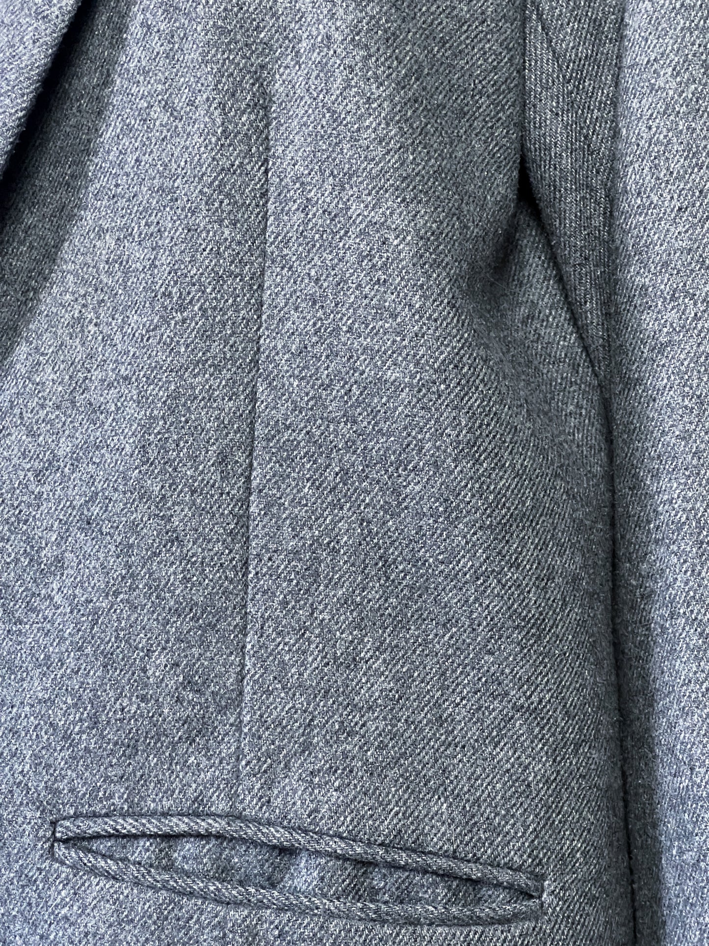 Manteau Overshirt COS en Laine & Cachemire - Gris Chiné - Coupe Droite (Taille 40 FR / L)