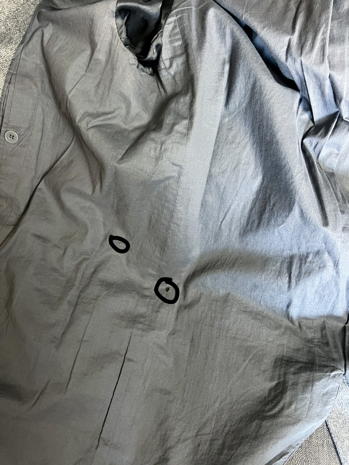 Manteau Overshirt COS en Laine & Cachemire - Gris Chiné - Coupe Droite (Taille 40 FR / L)