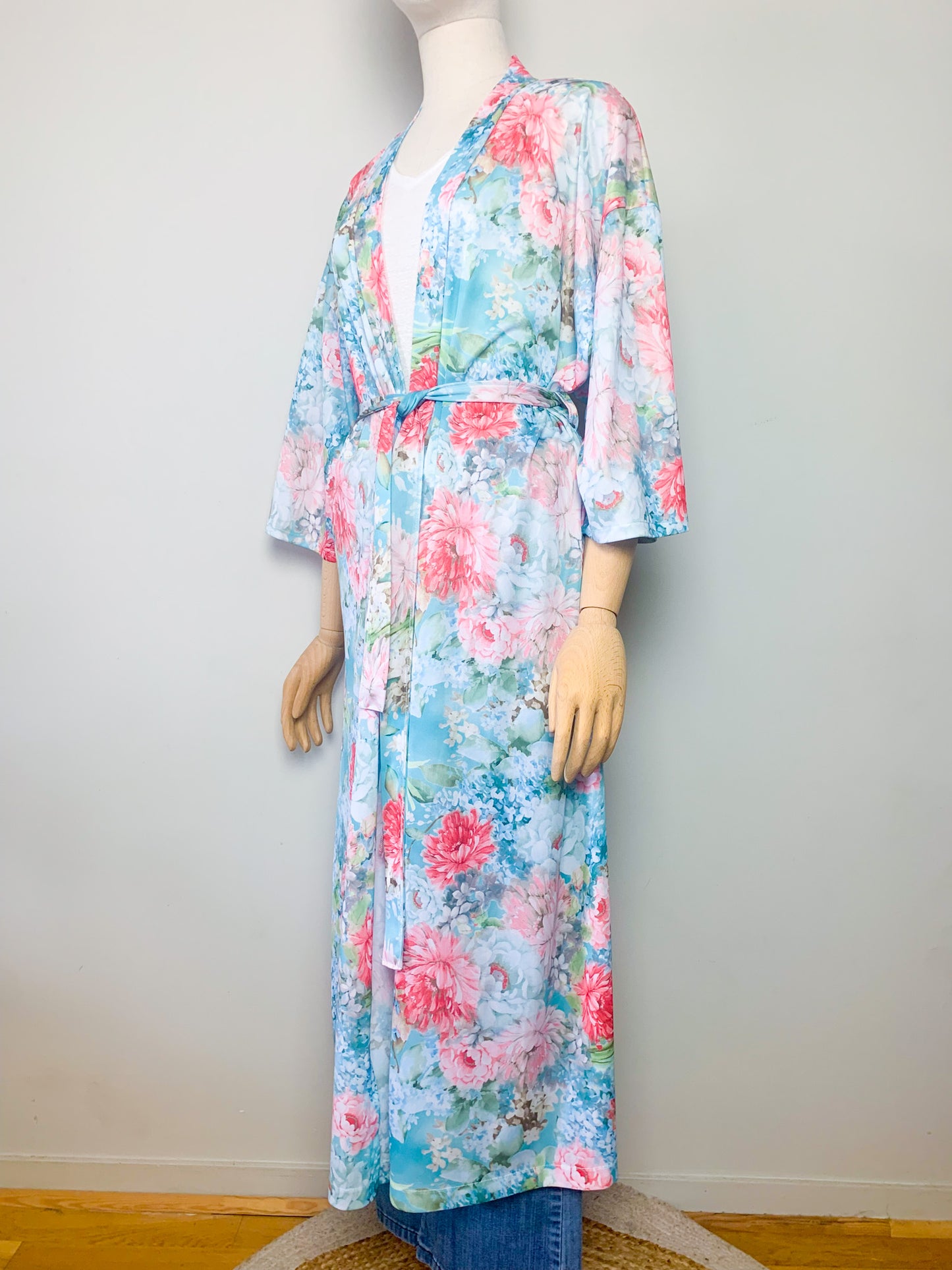 Veste longue légère ou robe de chambre vintage