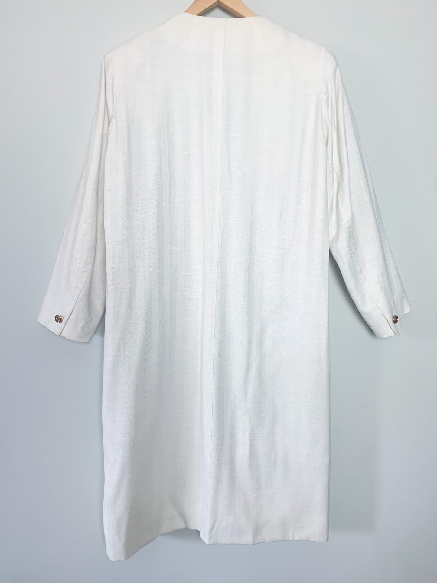 Veste robe crème vintage Caroline Rohmer