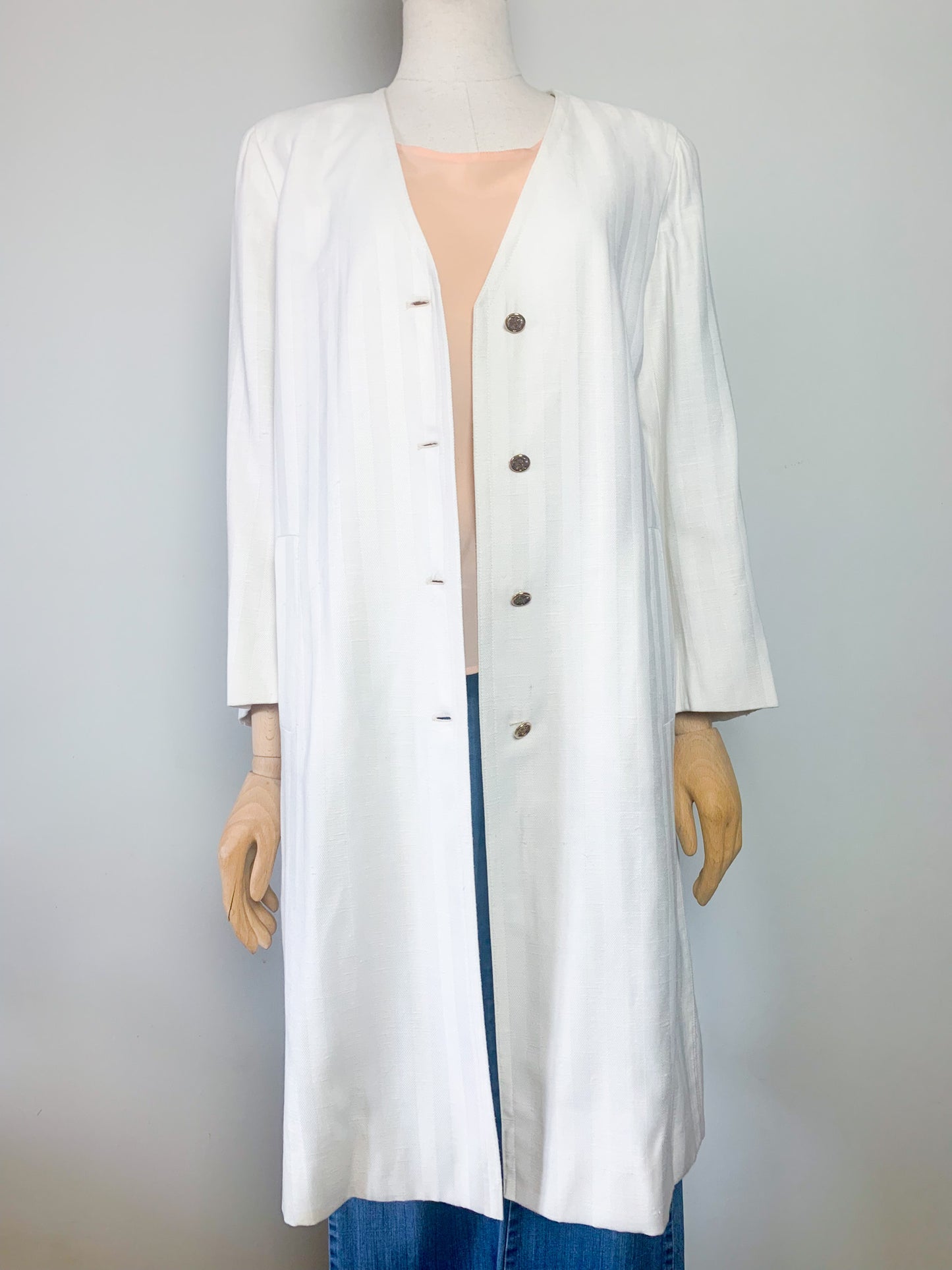 Veste robe crème vintage Caroline Rohmer