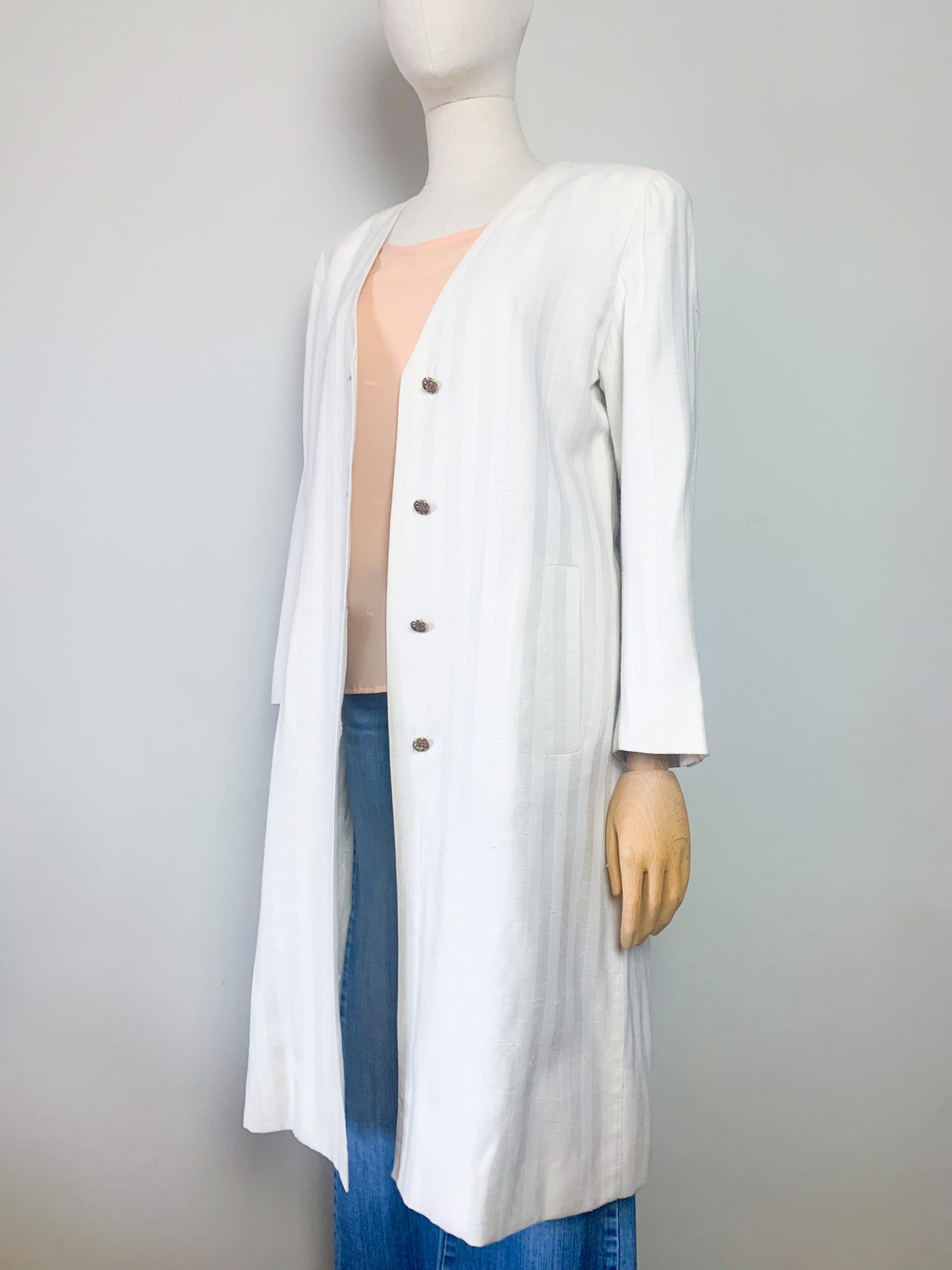 Veste robe crème vintage Caroline Rohmer