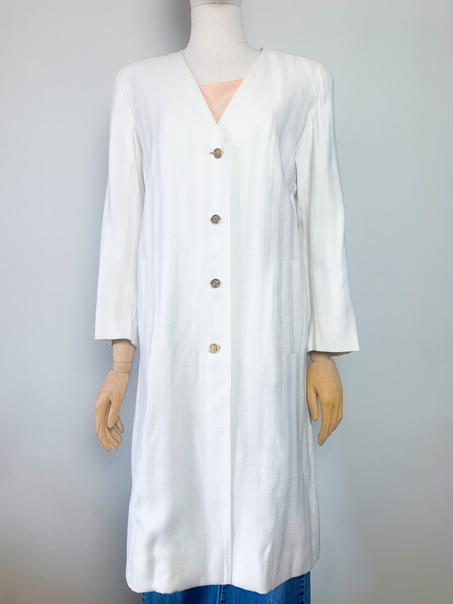 Veste robe crème vintage Caroline Rohmer