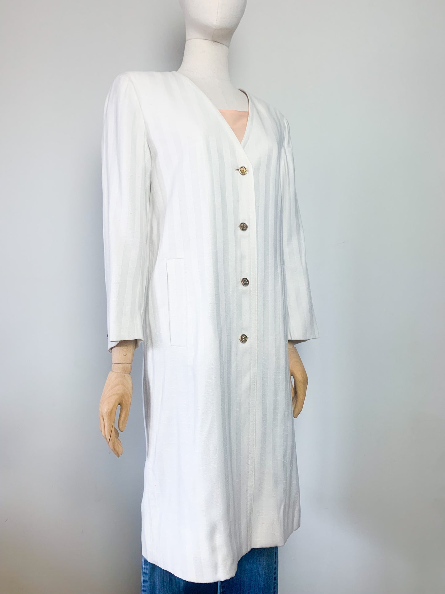 Veste robe crème vintage Caroline Rohmer