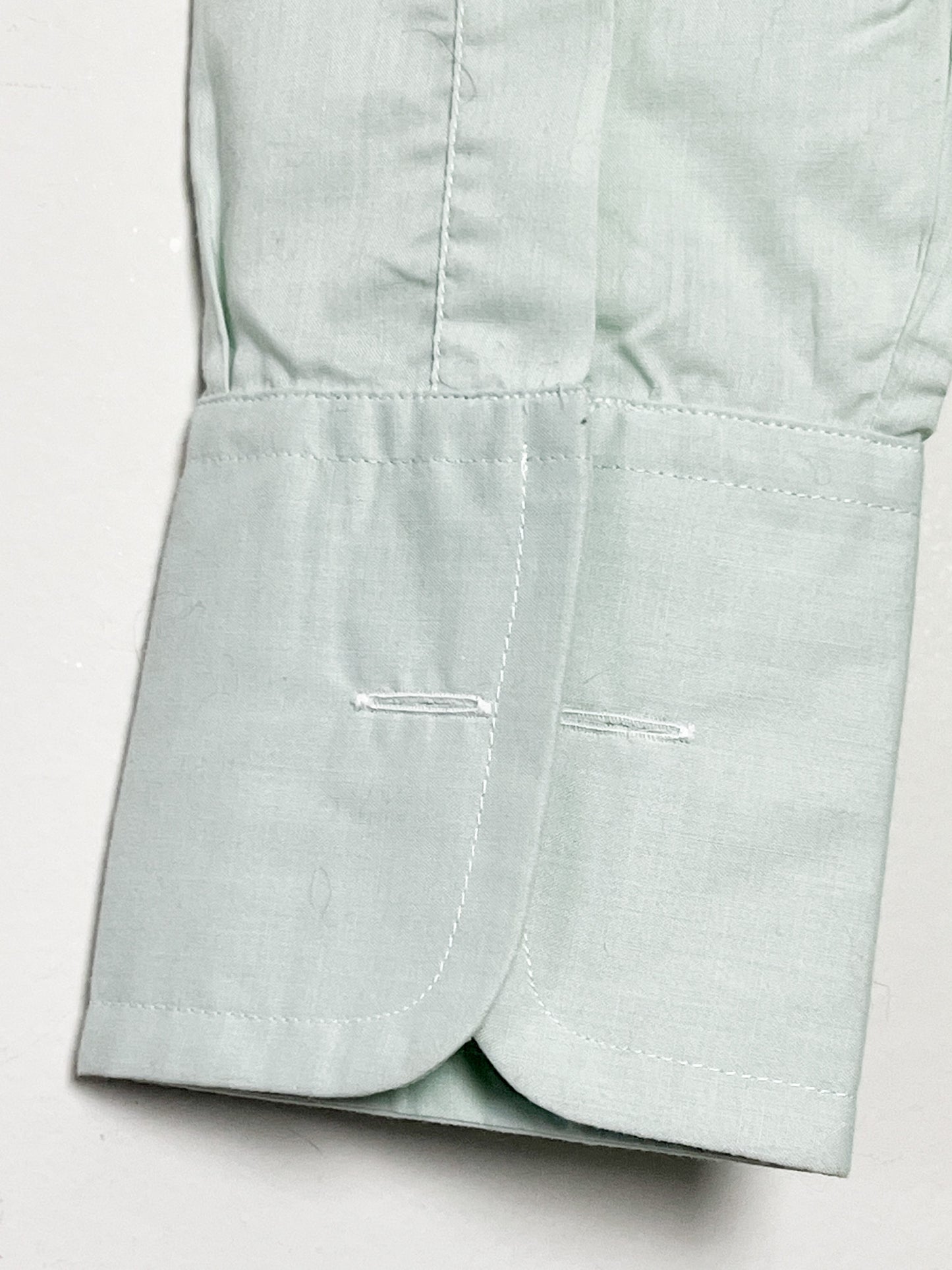 Chemise Pierre Cardin Luxe Vintage Années 70 - Col Pelle à Tarte - Poignets Mousquetaires - T. 39 (40 FR)