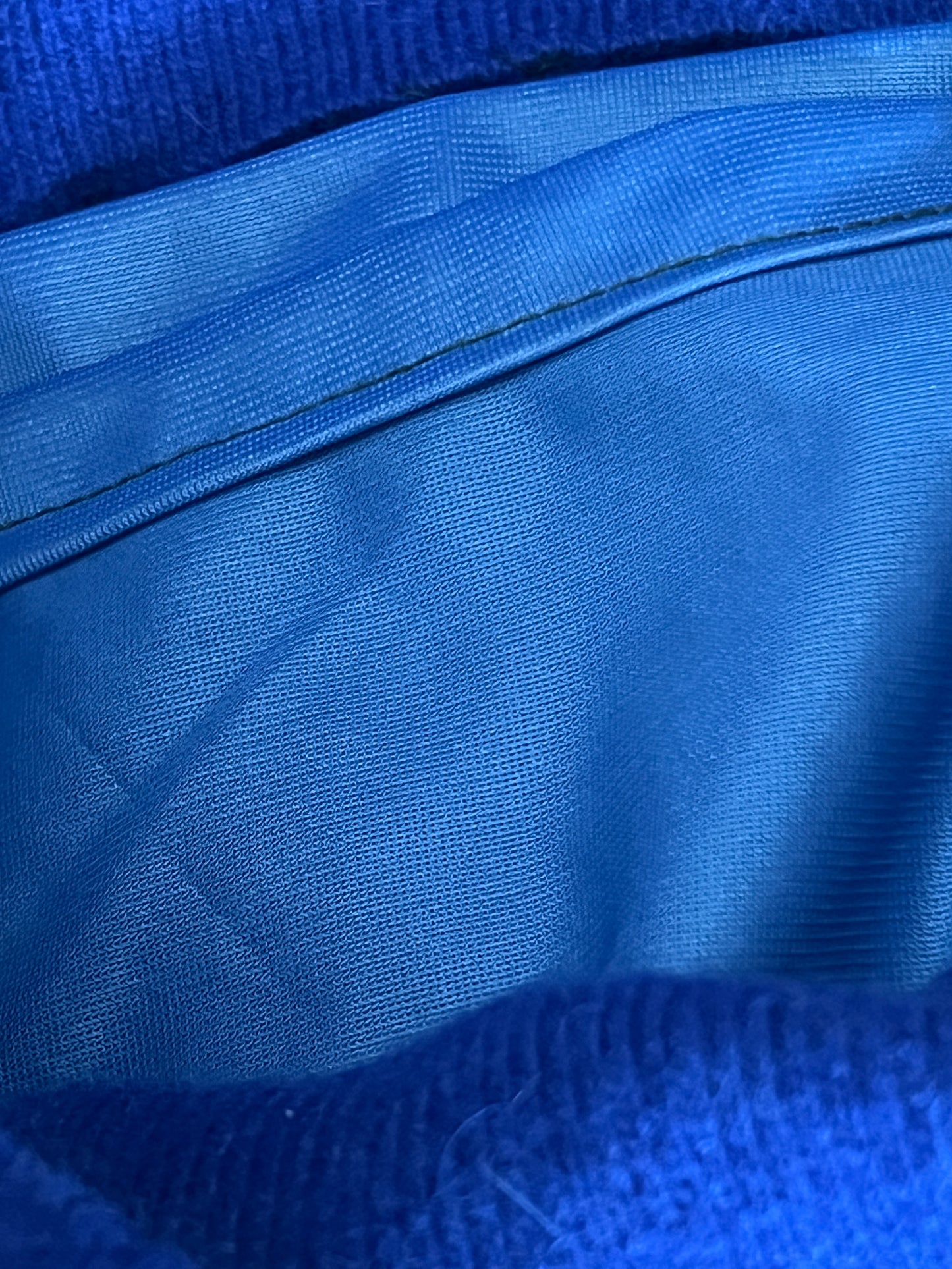 Jupe Droite Laine & Angora Bleu Klein - Taille Élastiquée - Rétro Chic T. XS/S