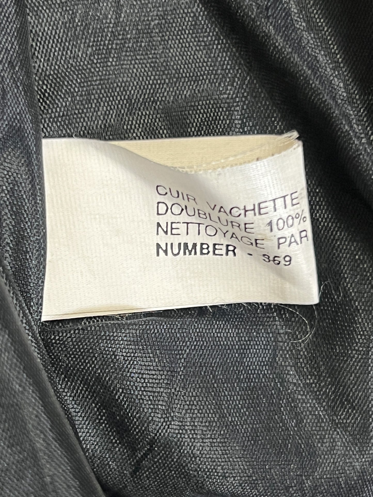 Gilet Motard Vintage 100% Cuir Noir Grainé - Fermeture Boutons Étoile