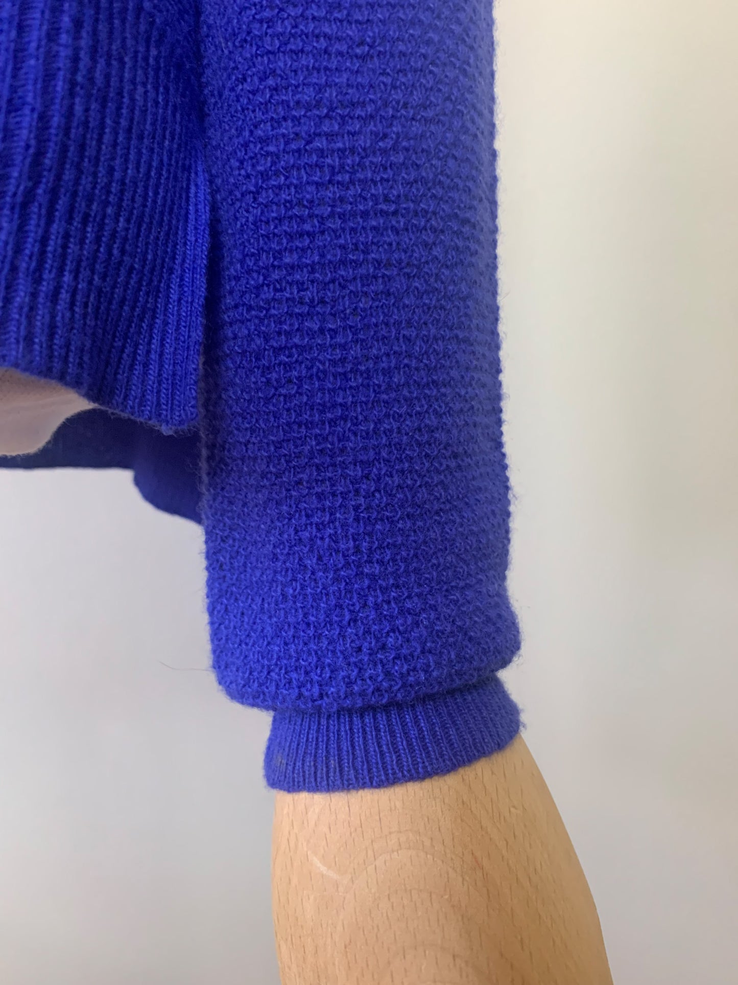 Cardigan bleu Klein pure laine Rodier