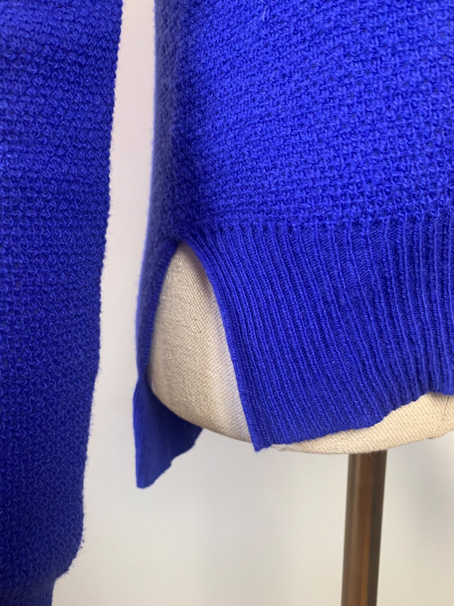 Cardigan bleu Klein pure laine Rodier