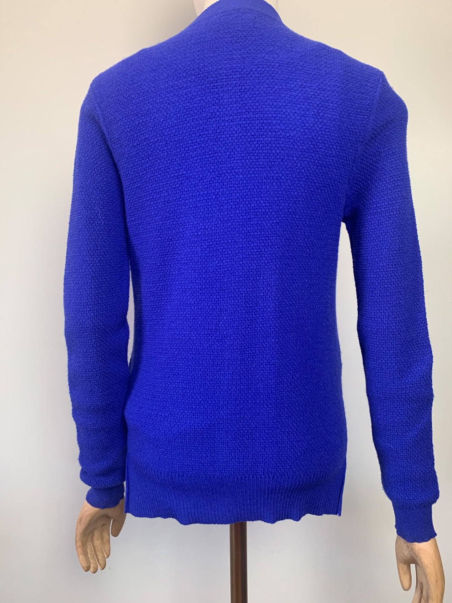 Cardigan bleu Klein pure laine Rodier