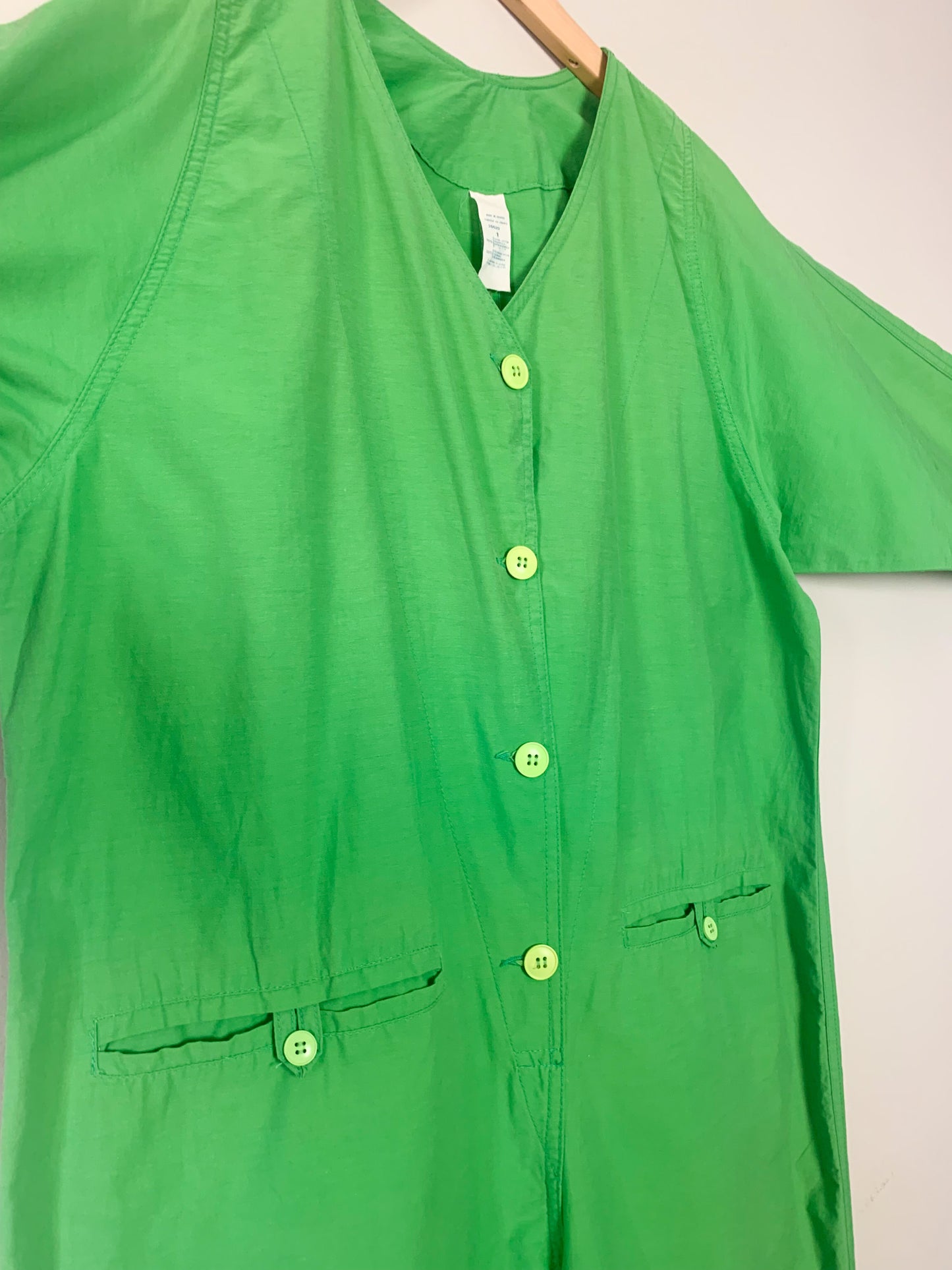 Combi-pantalon vert prairie vintage