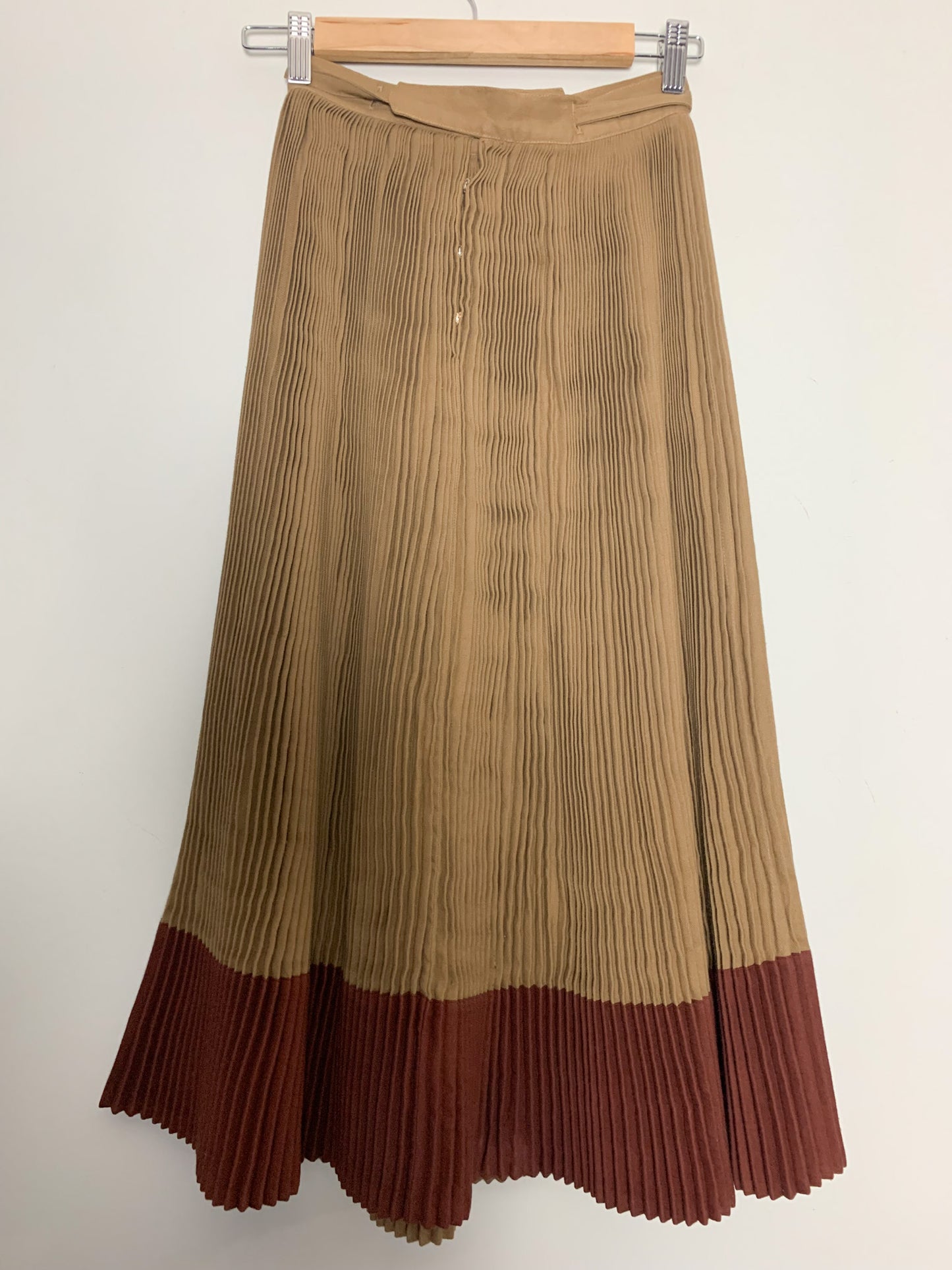 Jupe Vintage Emmanuelle Khanh - Midi Plissée Soleil - T. 32/34